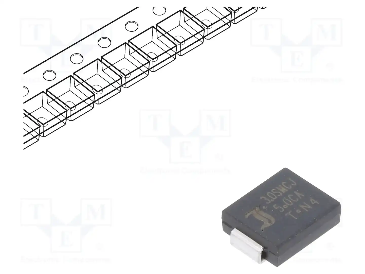 DIOTEC SEMICONDUCTOR 3.0SMCJ5.0CA — Диоды TVS SMD двунаправленные