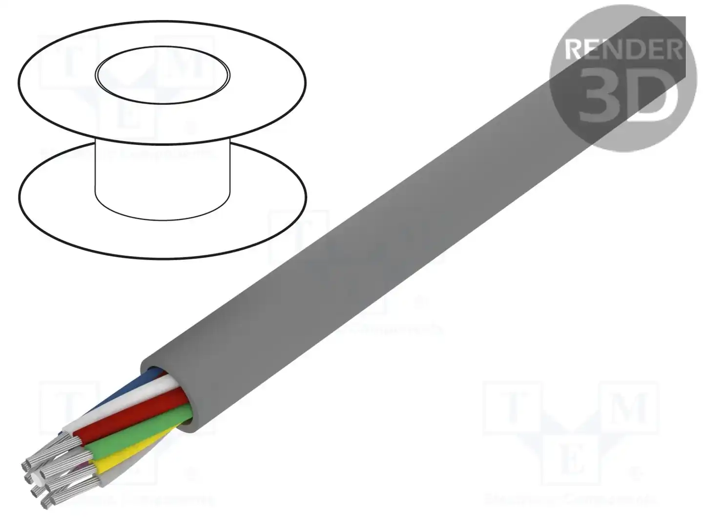 ALPHA WIRE 1178C SL005 — Провода многожильные неекранированные