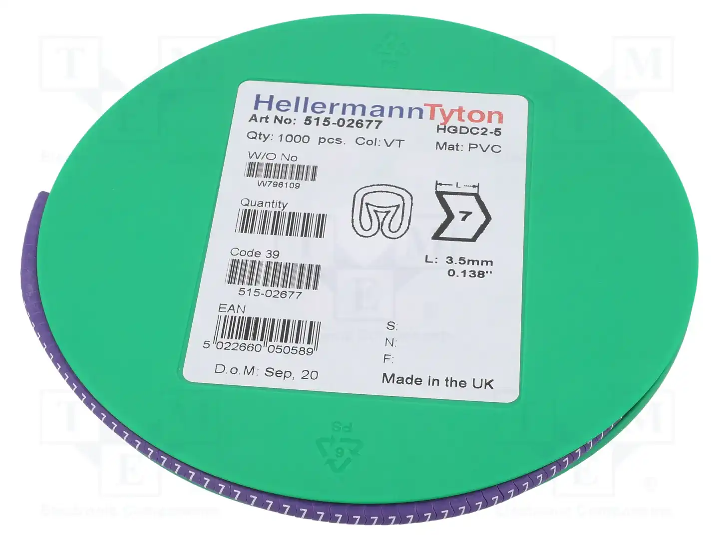 HELLERMANNTYTON 515-02677 — Маркеры проводов