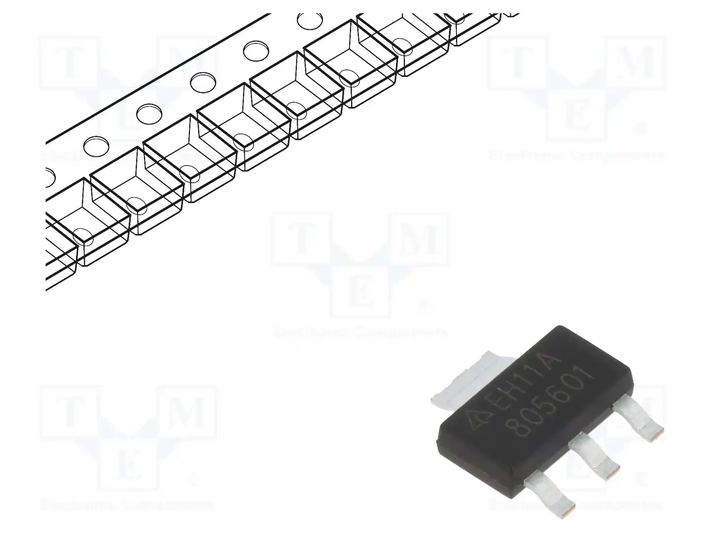 DIODES INCORPORATED AZ1117H-ADJTRE1 — Стабилизаторы напряжения регулир. LDO