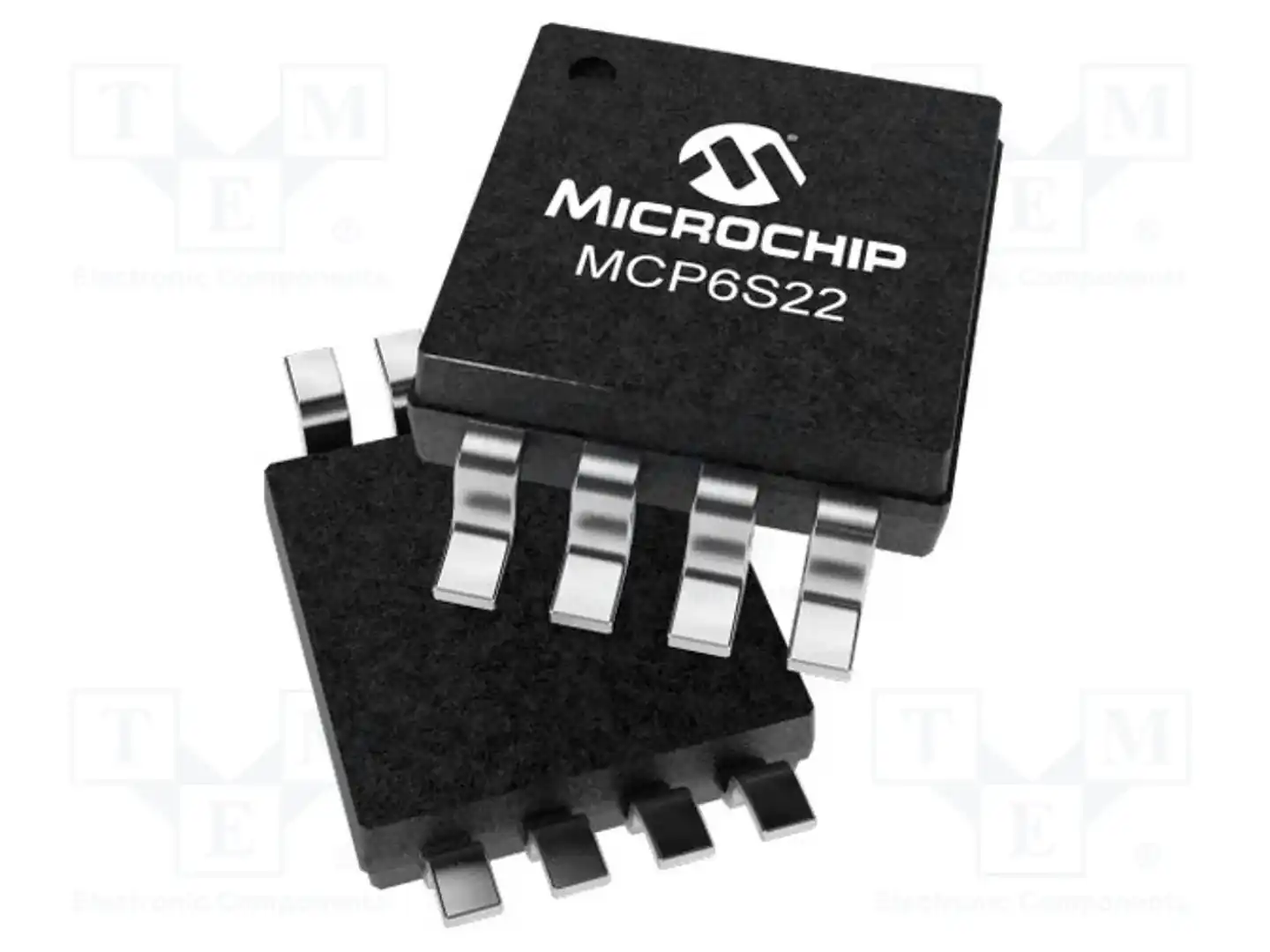 Microchip Technology MCP6S22-I/MS — Операционные усилители SMD