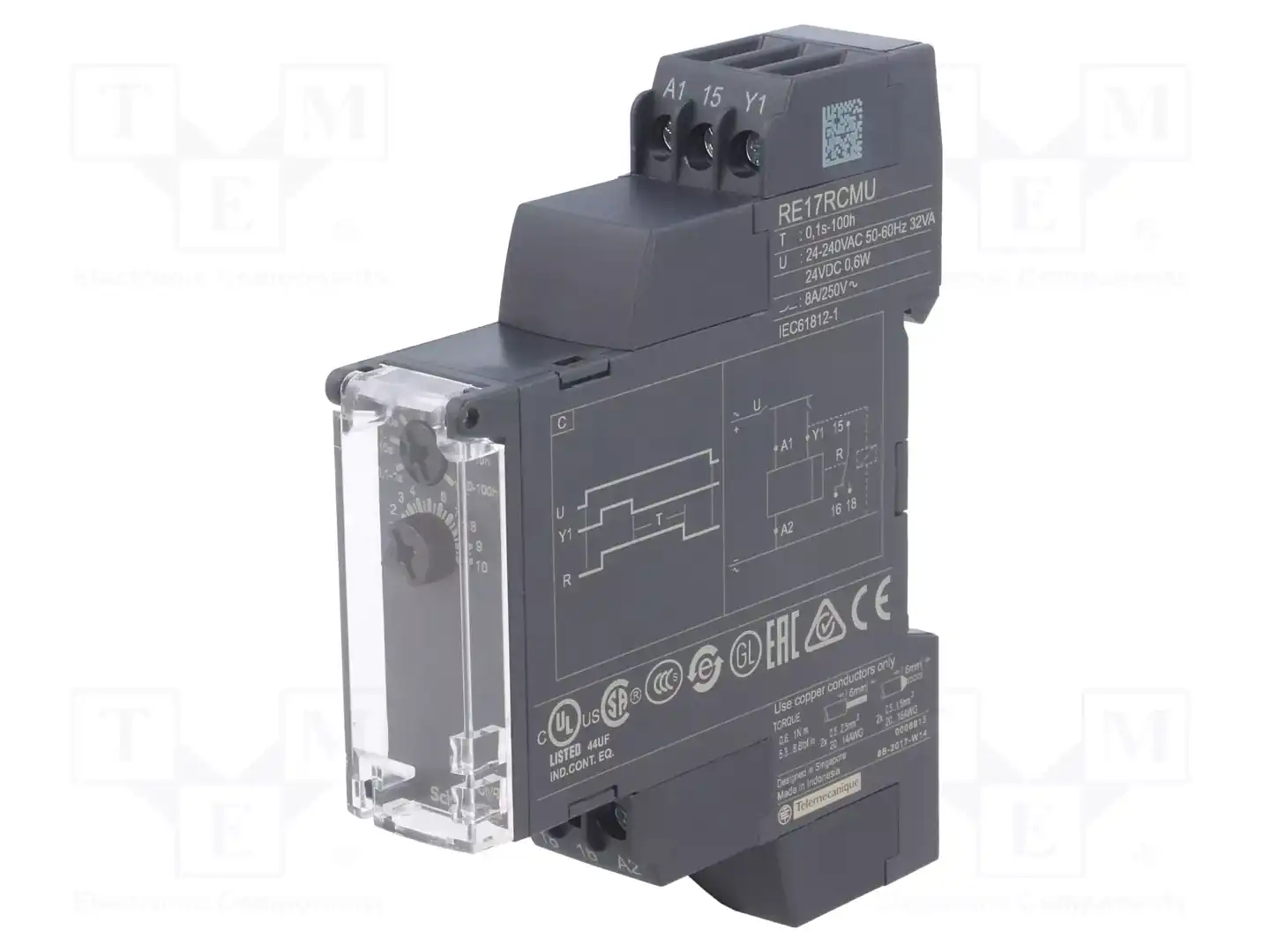 SCHNEIDER ELECTRIC RE17RCMU — Временные аналоговые реле