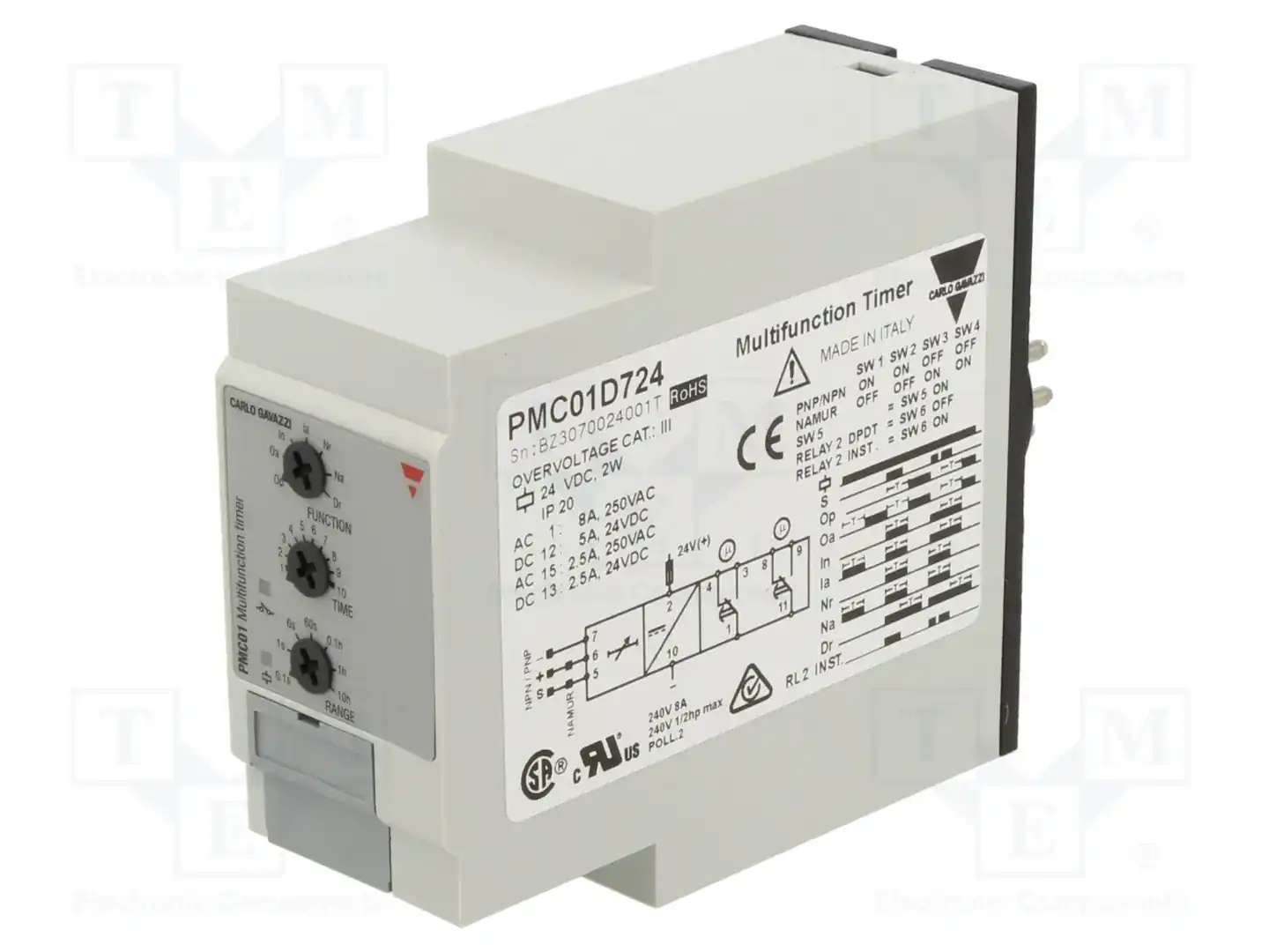 CARLO GAVAZZI PMC01D724 — Временные аналоговые реле