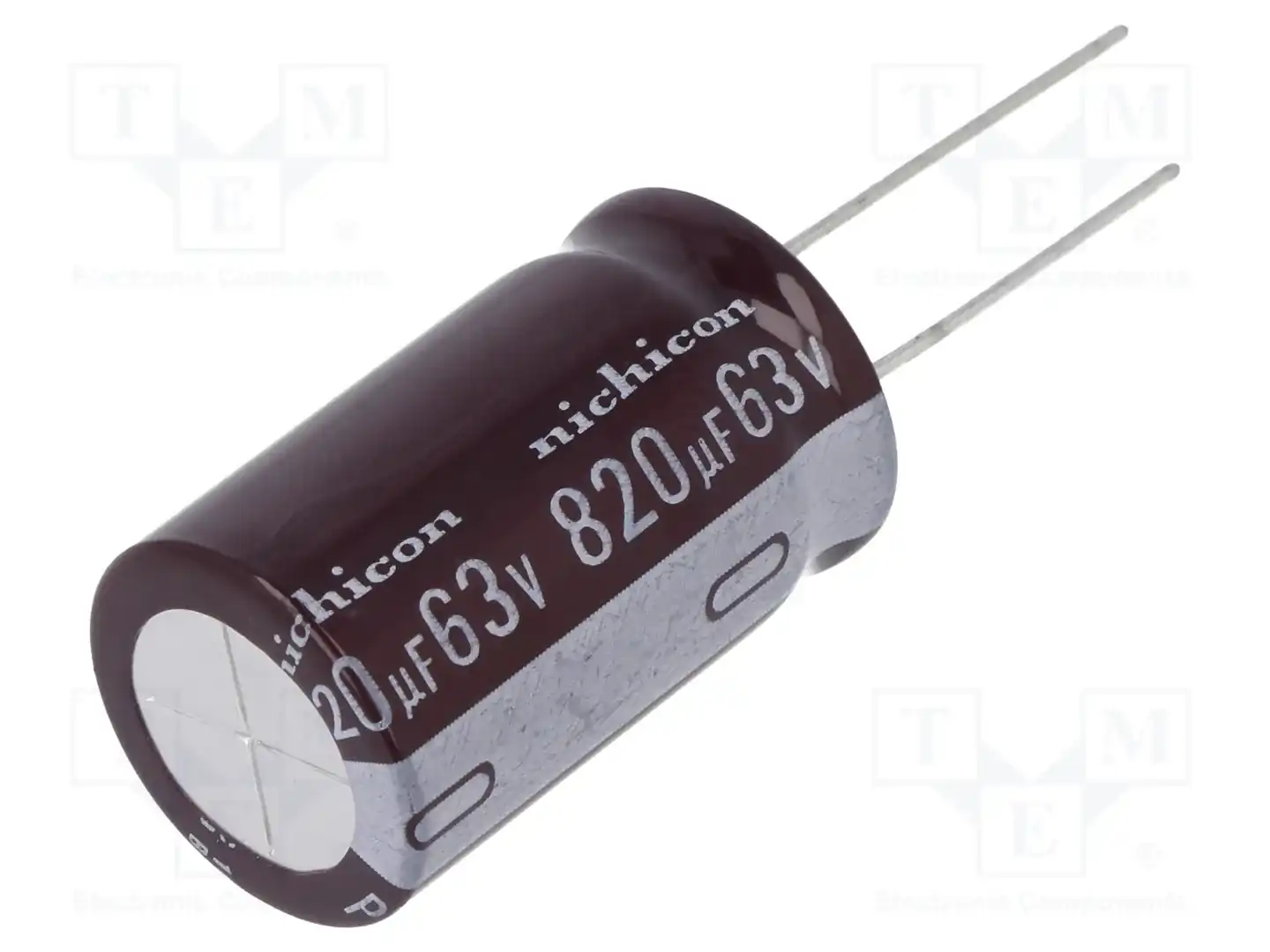 NICHICON UPM1J821MHD6 — Конденсаторы электролитические THT