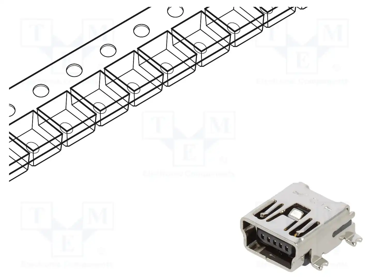 AMPHENOL COMMUNICATIONS SOLUTIONS 10033526-N3212LF — Разъeмы USB и IEEE1394