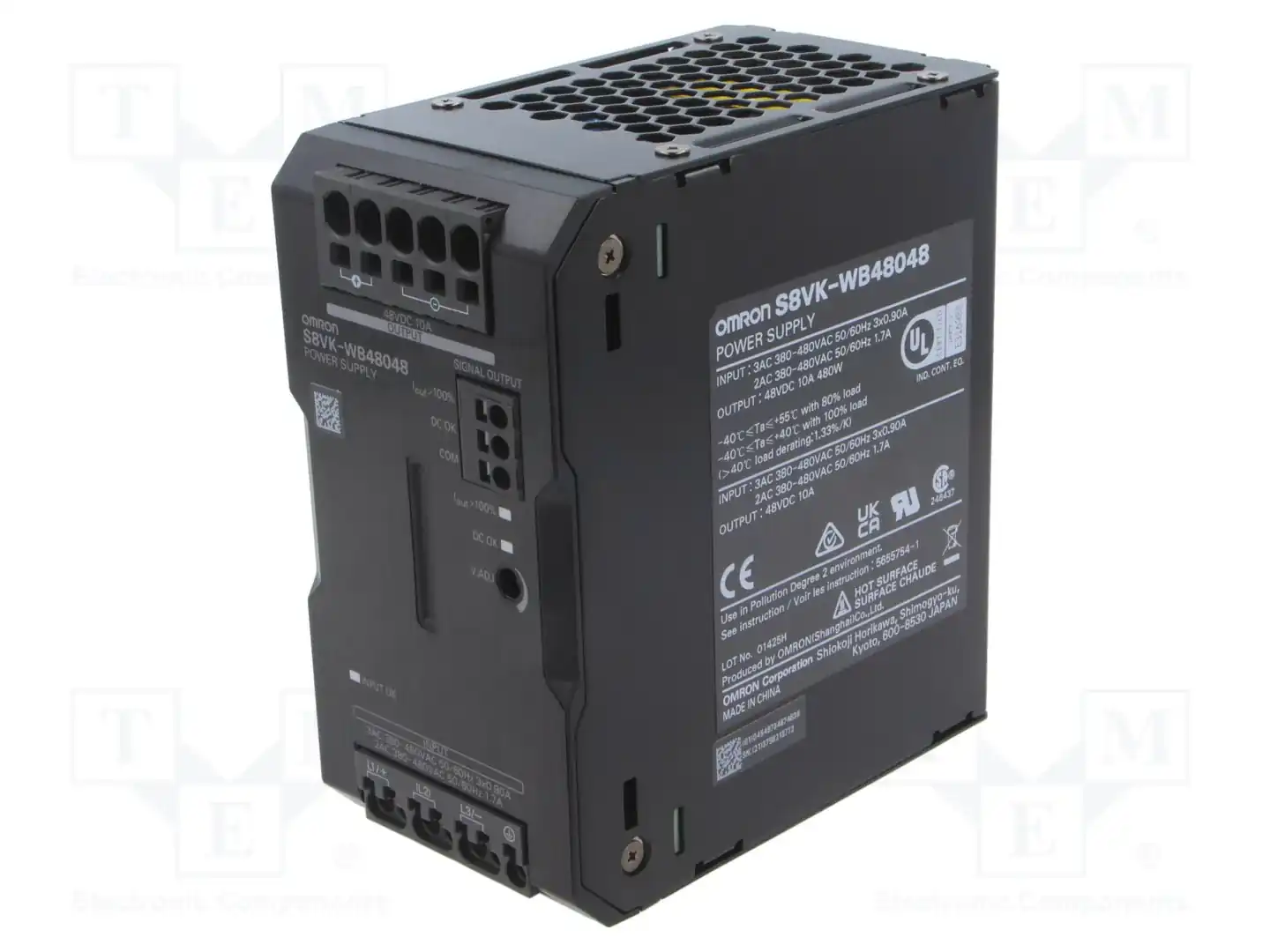 OMRON S8VK-WB48048 — Блоки питания на DIN-рейку