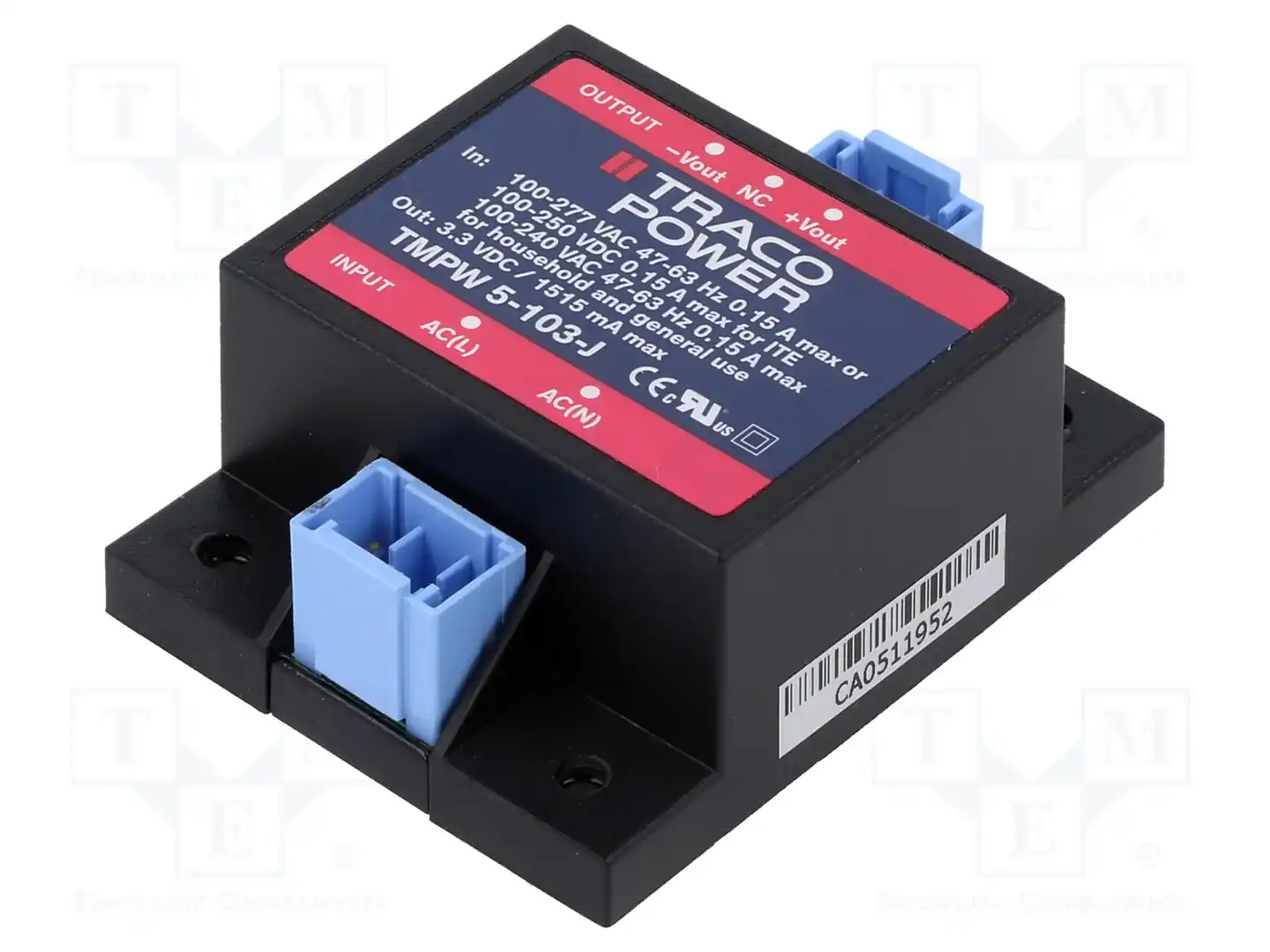 TRACO POWER TMPW 5-103-J — Блоки питания для встраивания