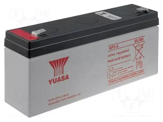 YUASA NP3-6 — Аккумуляторы кислотные