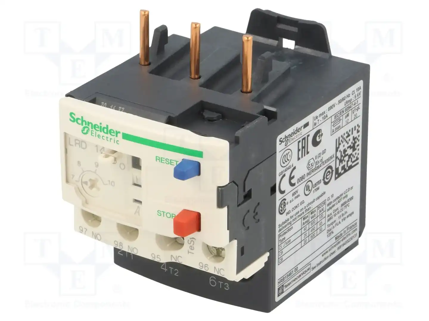 SCHNEIDER ELECTRIC LRD14 — Контакторы - дополнительное оборудование