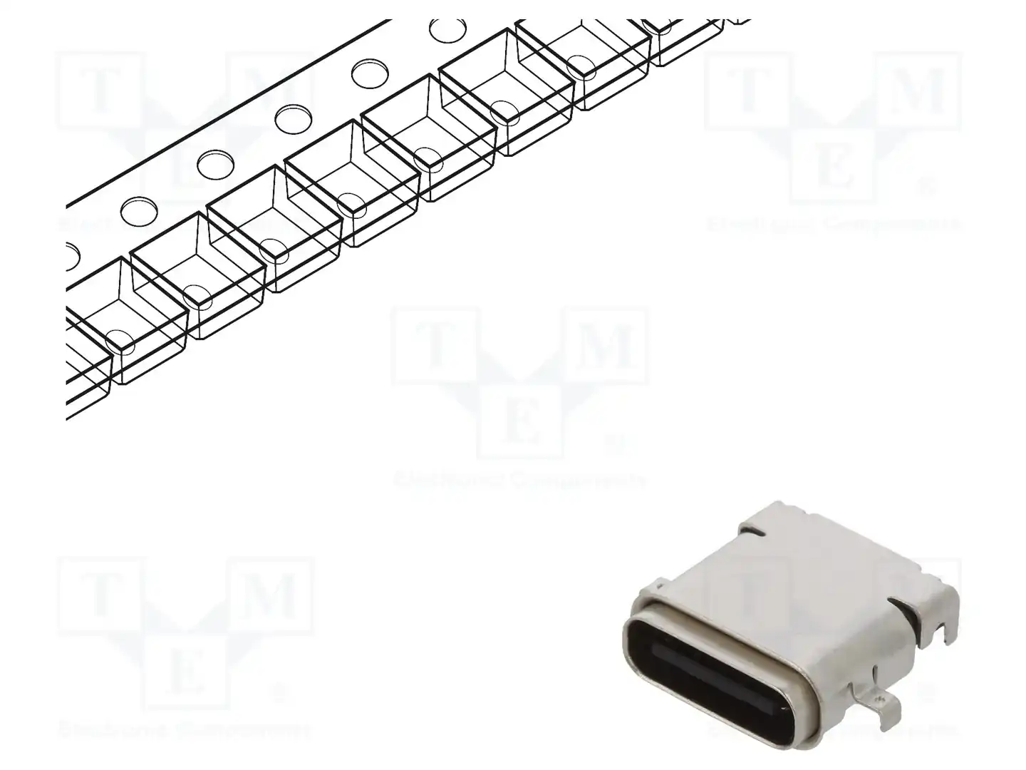 ADAM TECH USB-C31-S-RA-EH-WP-BK-CS3-HF-TR — Разъeмы USB и IEEE1394