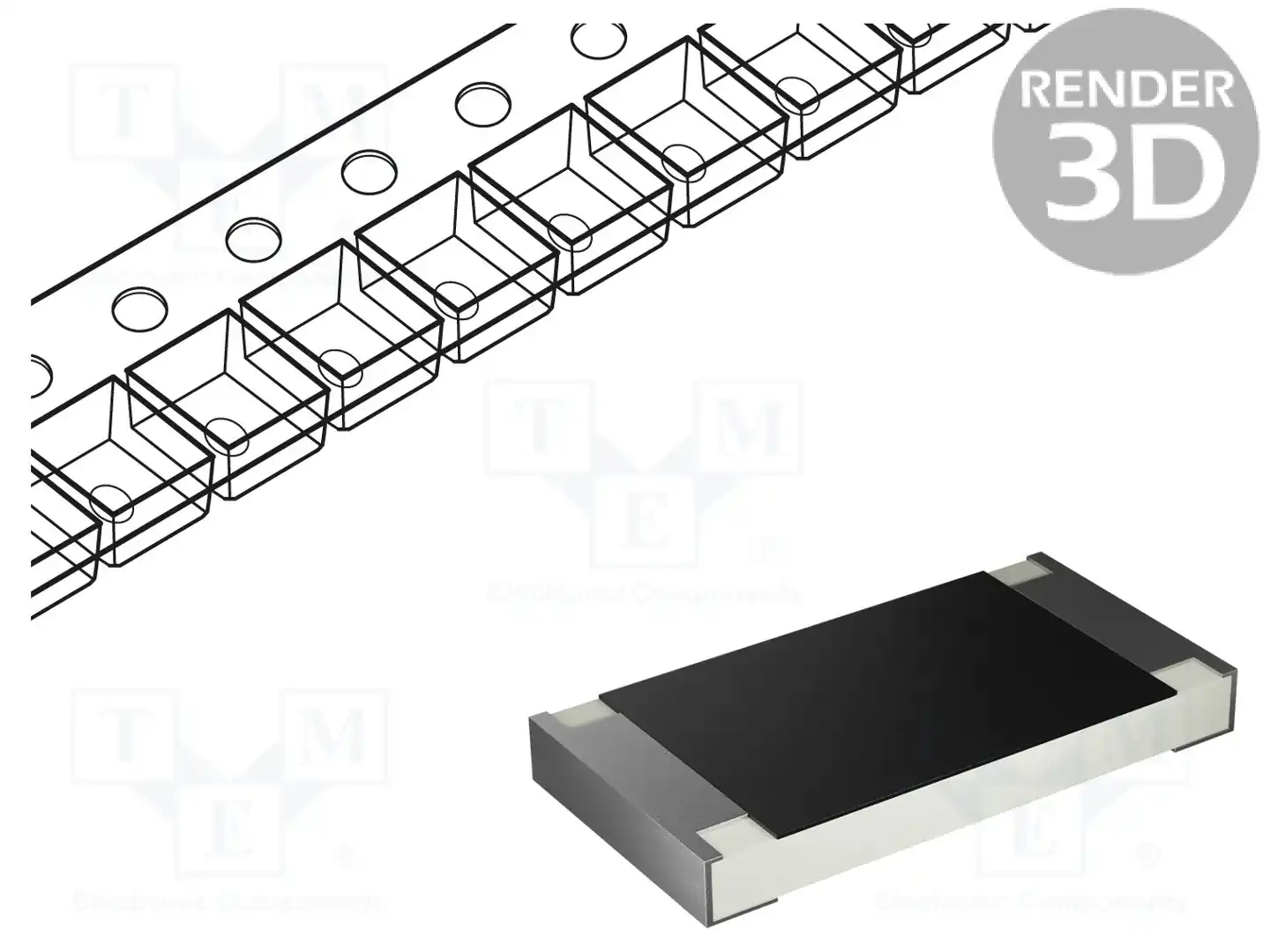 ROYALOHM CQ07W2F1001T5E — Резисторы SMD