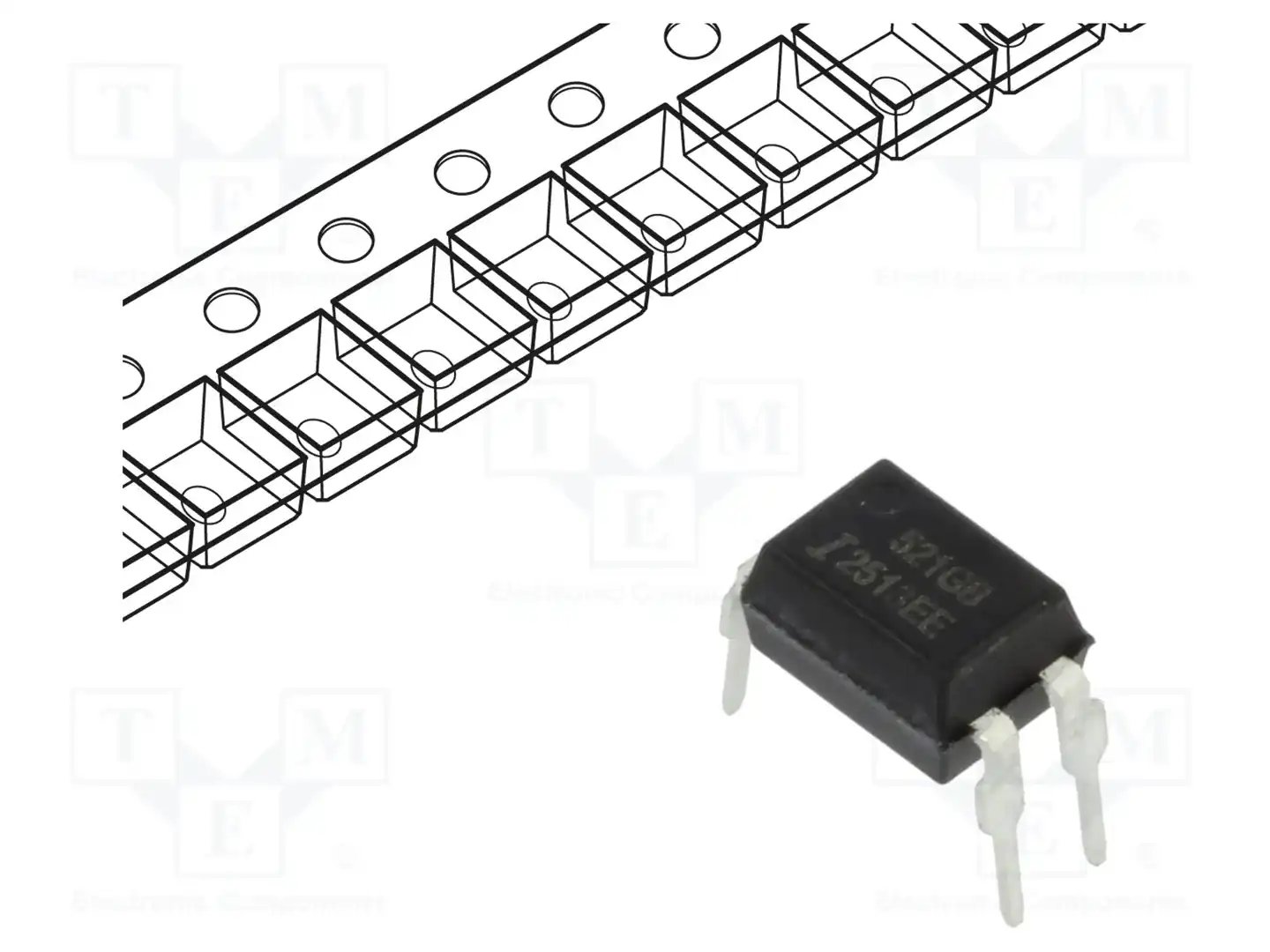 ISOCOM TLP521GB — Оптроны – аналоговый выход
