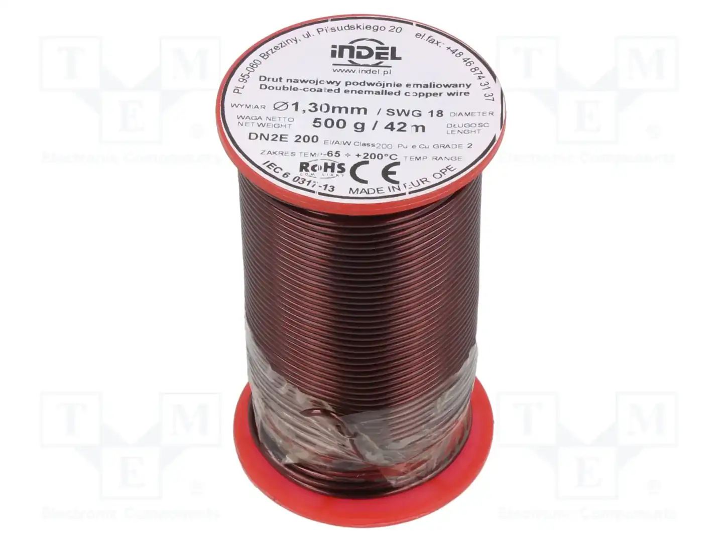 INDEL DN2E1,30-500G — Проволока обмоточная