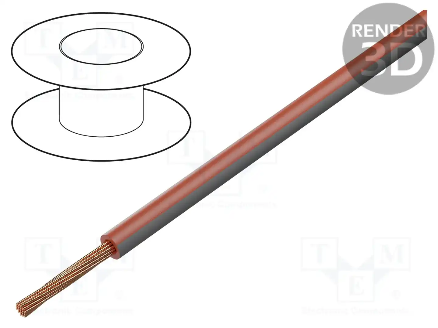BQ CABLE LGY0.75-RD/GY — Провода одножильные - тросик