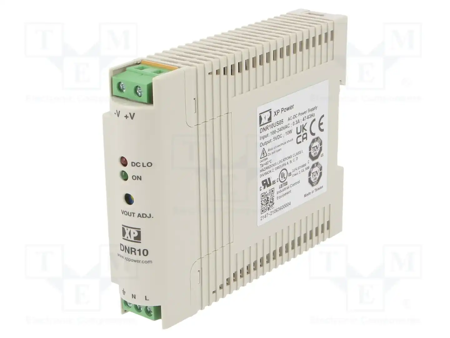 XP POWER DNR10US05 — Блоки питания на DIN-рейку