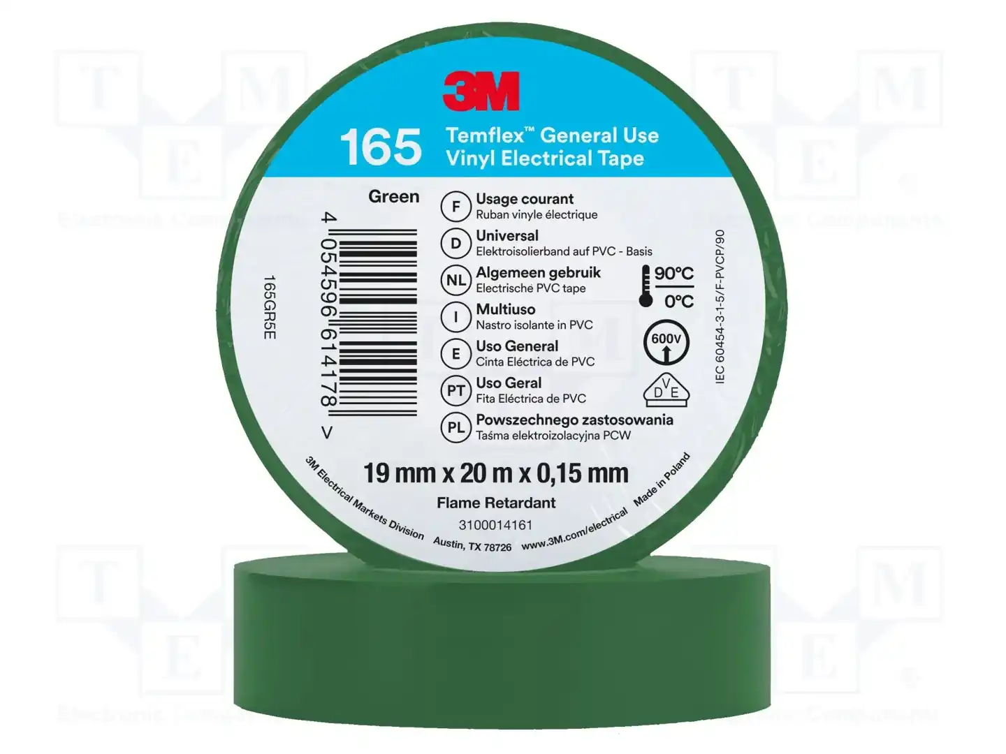 3M 165GR5E TEMFLEX — Ленты изоляционные
