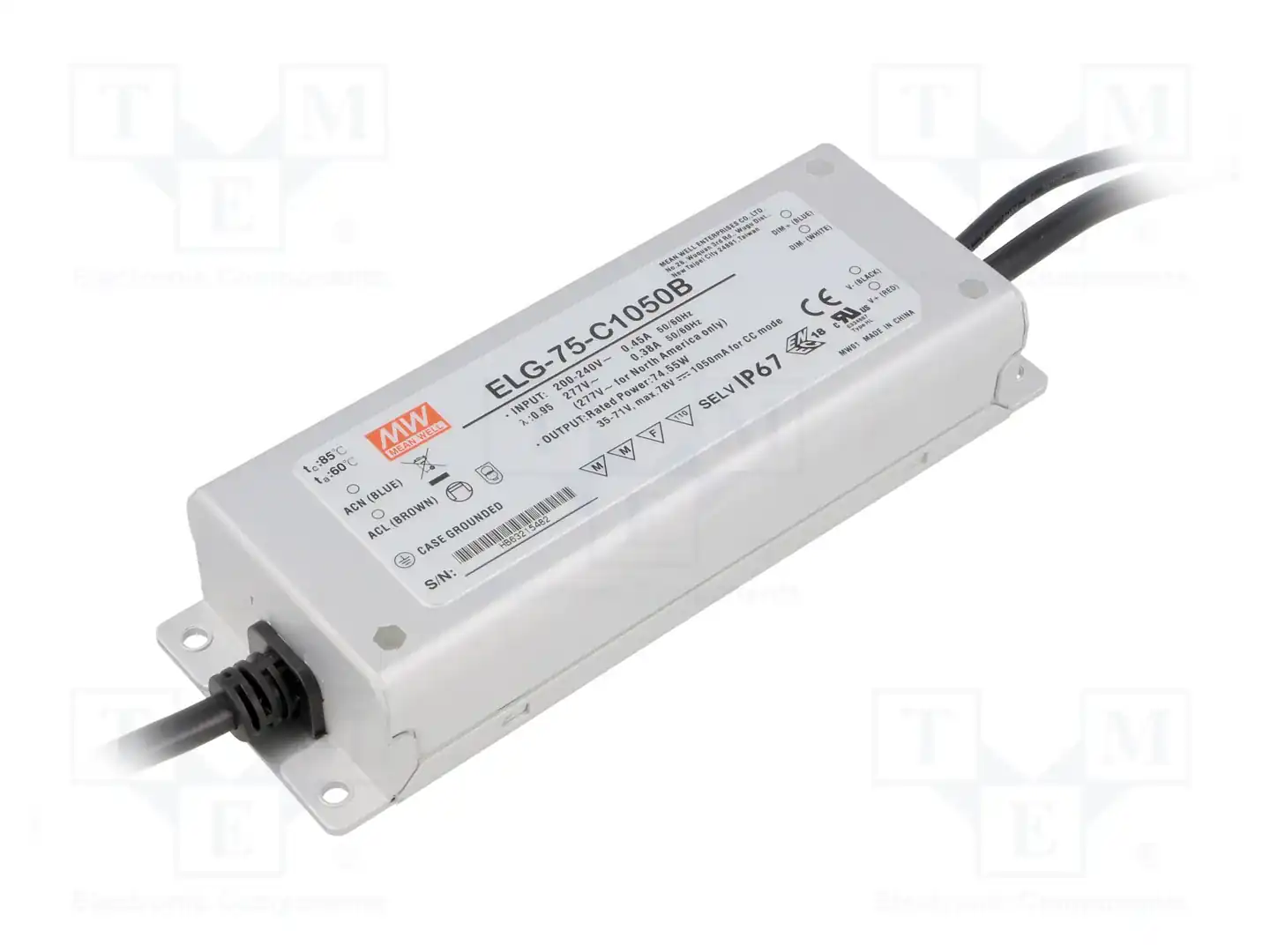 MEAN WELL ELG-75-C1050B — Блоки питания для LED