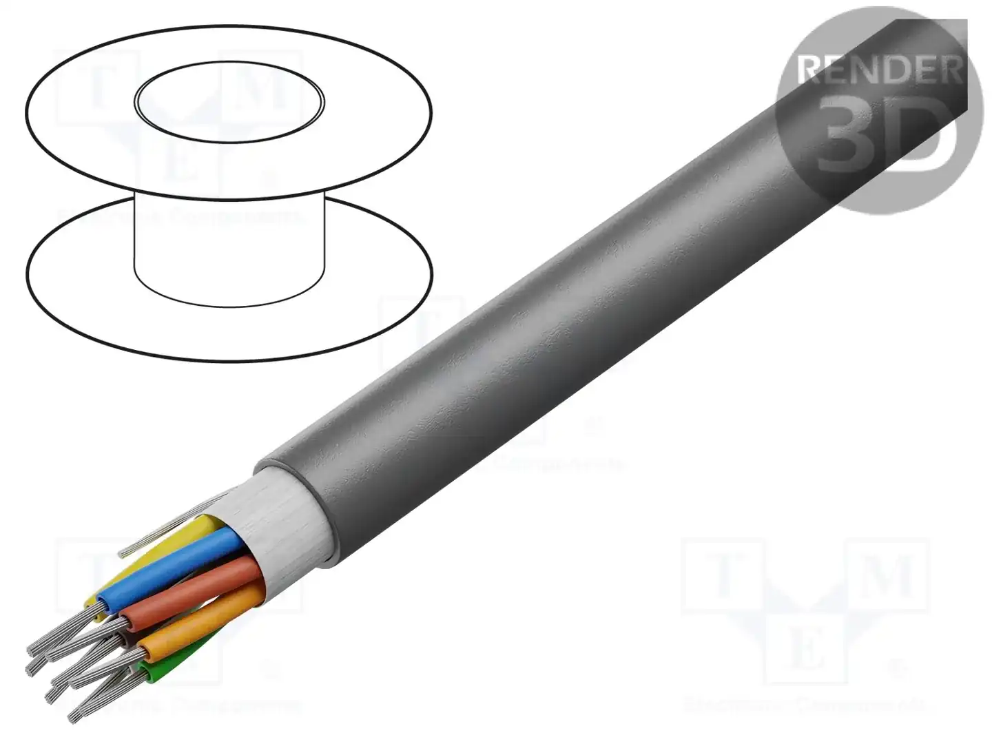 ALPHA WIRE 5052C SL005 — Провода многожильные неекранированные