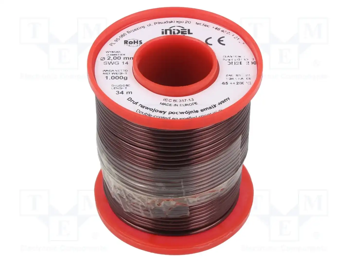 INDEL DN2E2,00-1KG — Проволока обмоточная