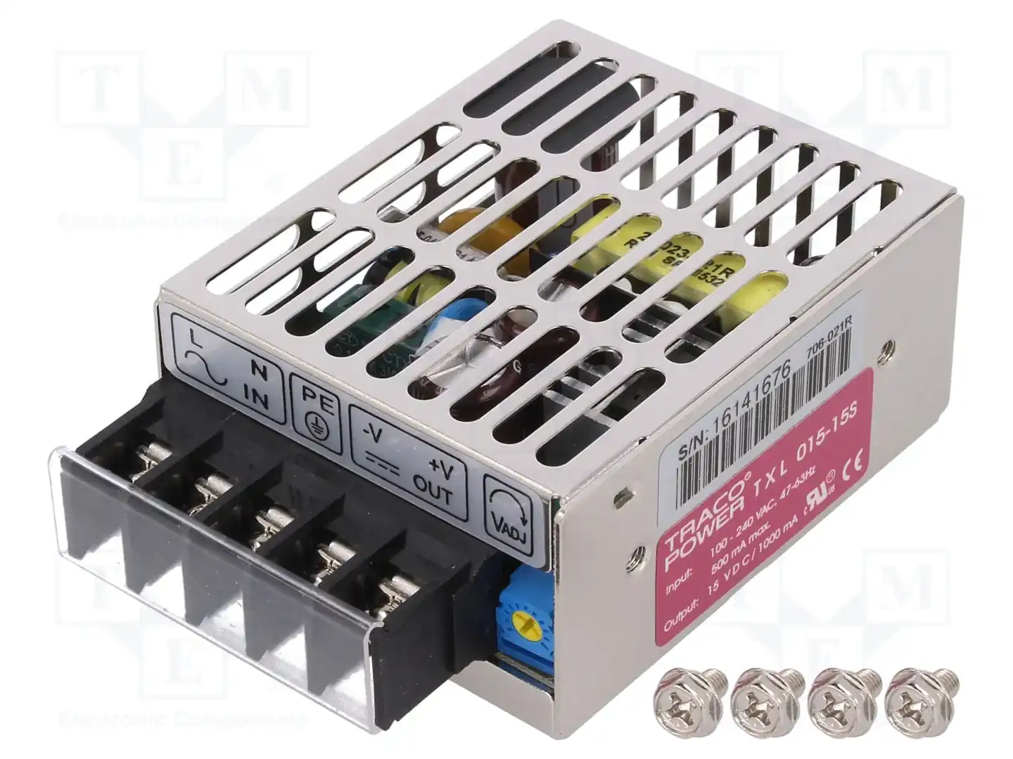 TRACO POWER TXL 015-15S — Блоки питания для встраивания