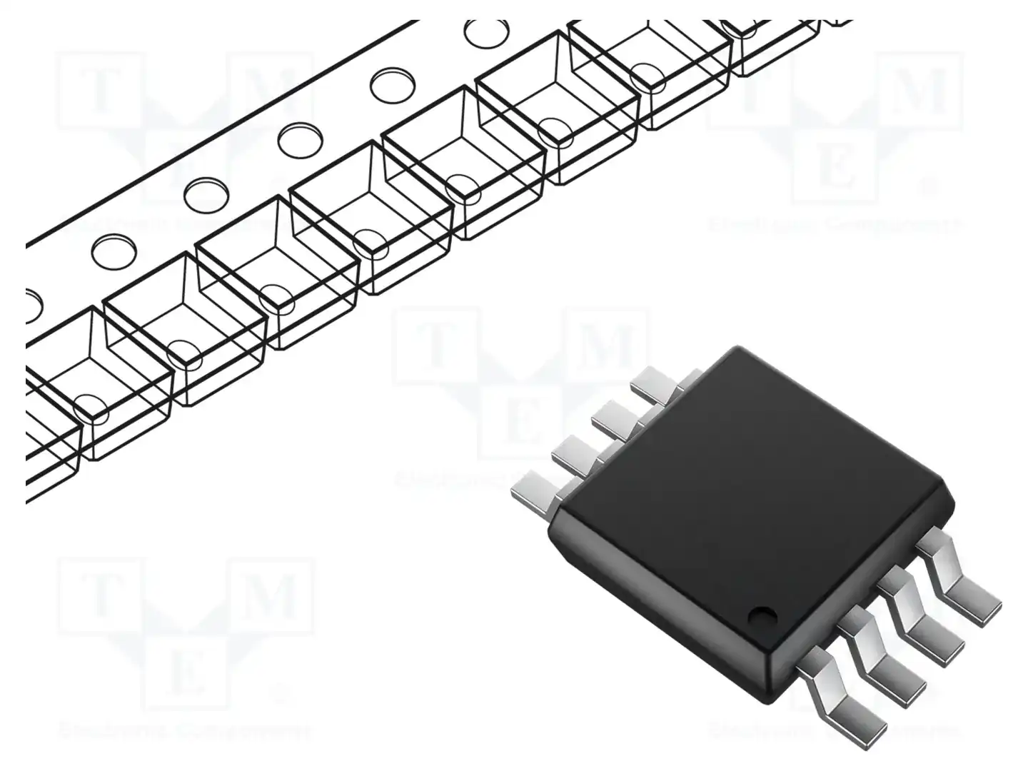 Microchip Technology MCP6002T-I/MS — Операционные усилители SMD