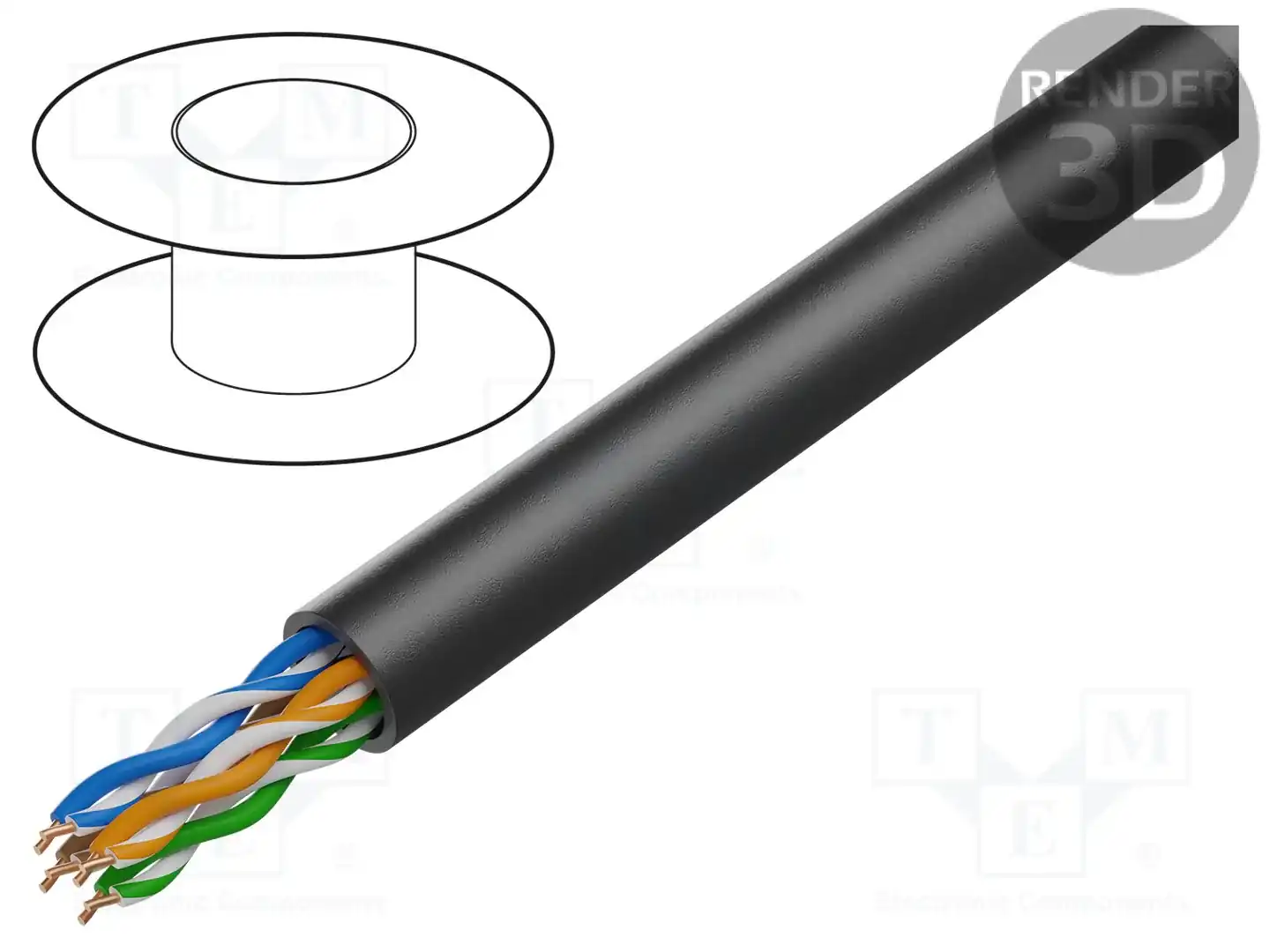 DIGITUS DK-1511-V-05-OD — Провода телекоммуникационные