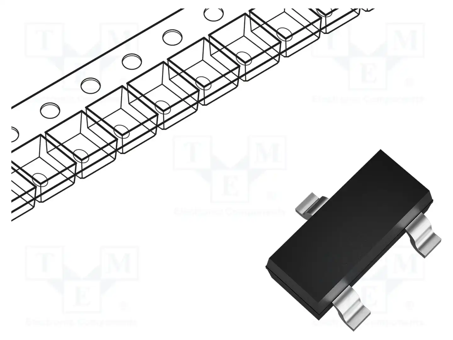 DIODES INCORPORATED ZVN4106FTA — Транзисторы с каналом N SMD