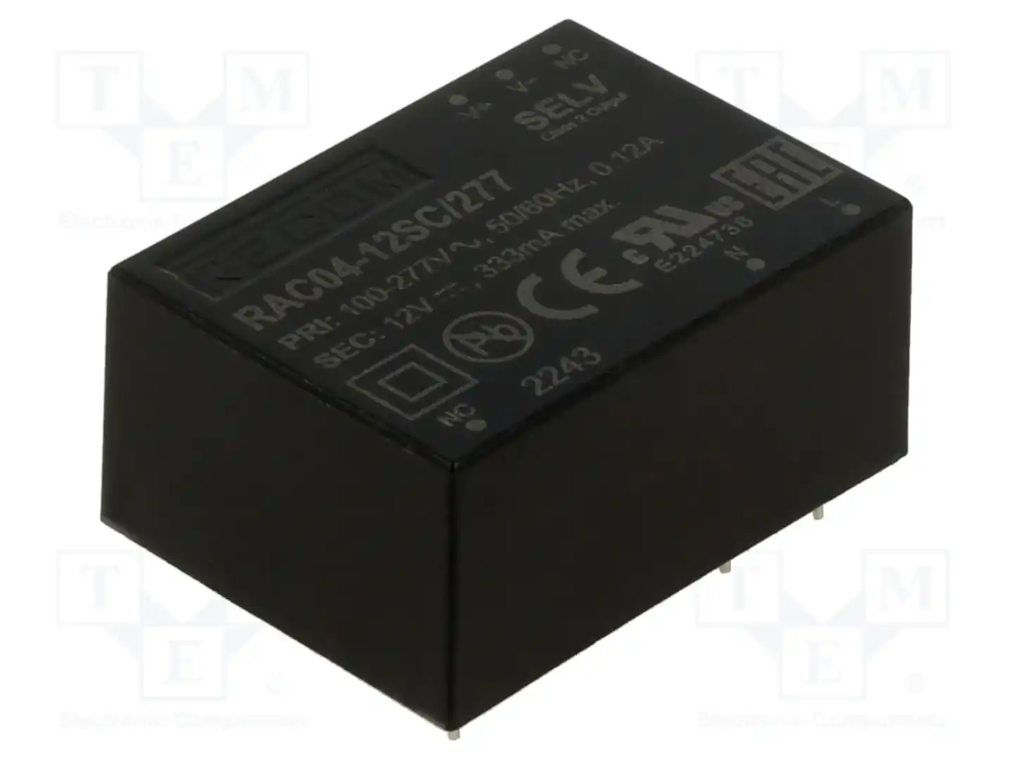 RECOM RAC04-12SC/277 — Преобразователи AC/DC для PCB