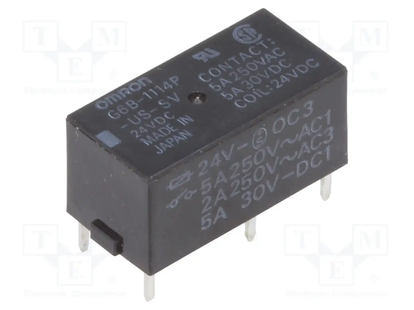 OMRON Electronic Components G6B-1114P-US-SV 24VDC — Реле электромагн. миниатюрные