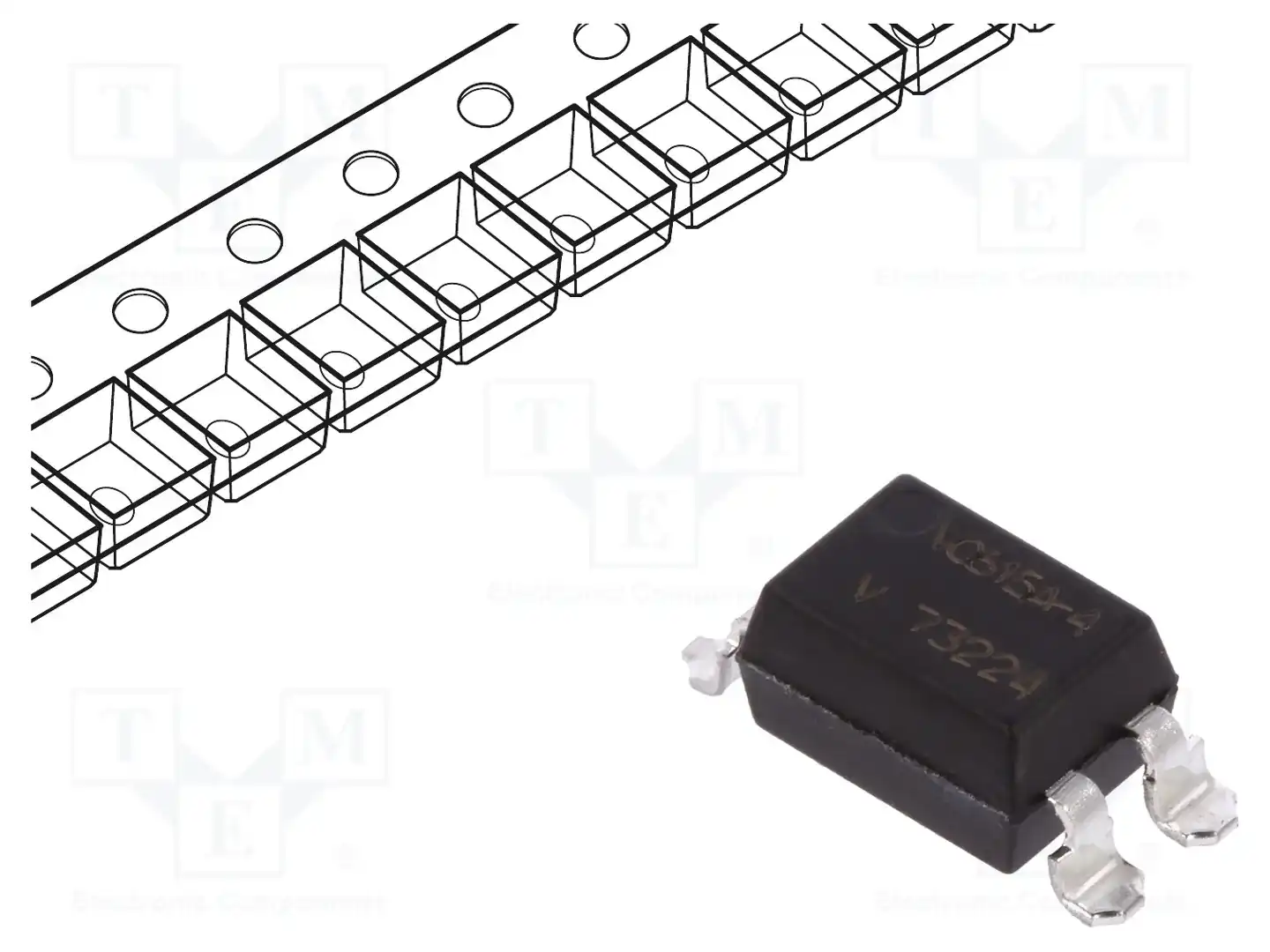 VISHAY VO615A-4X009T — Оптроны – аналоговый выход