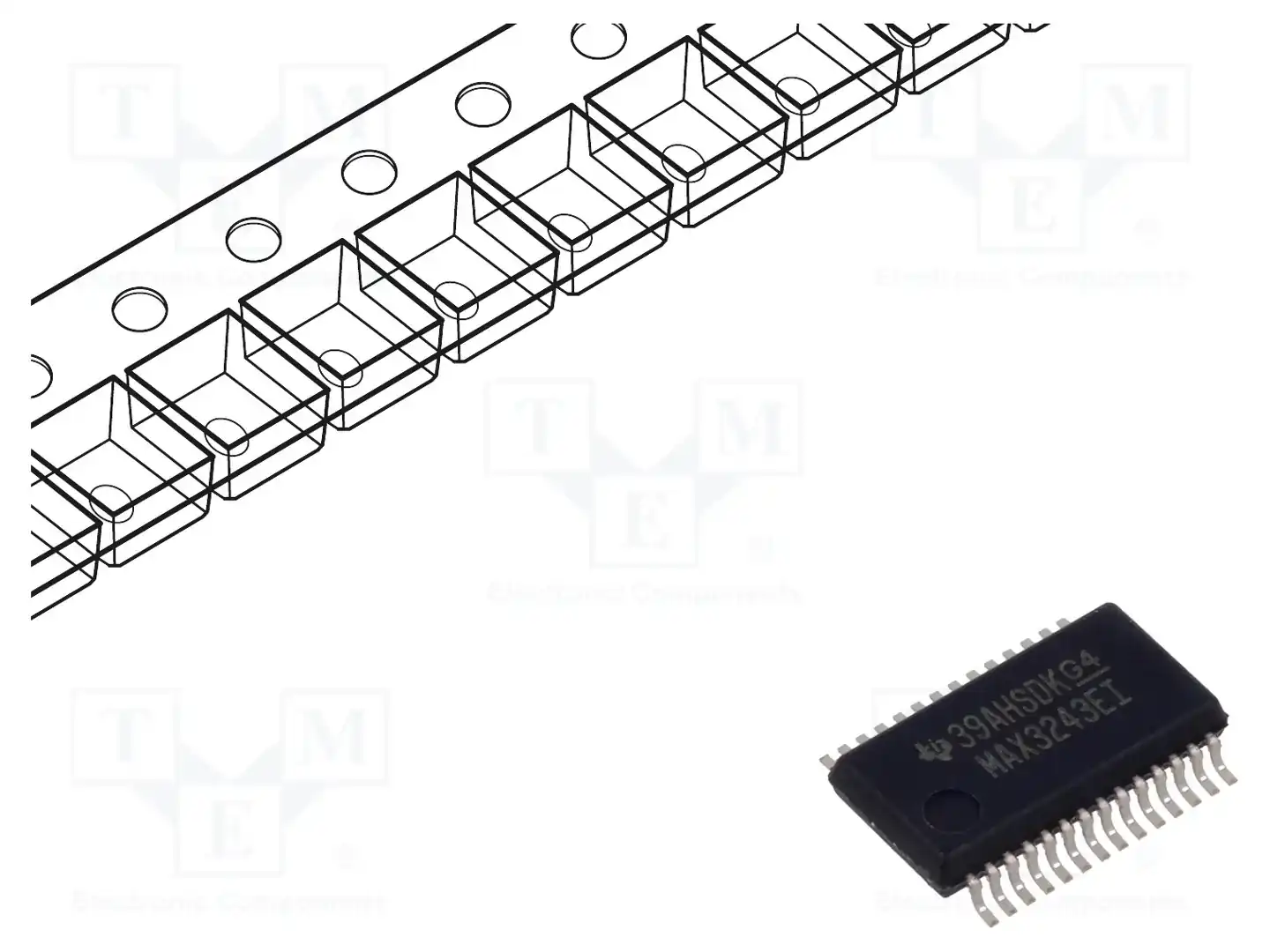 Texas Instruments MAX3243EIDBR — Микросхемы - RS232 / RS422 / RS485