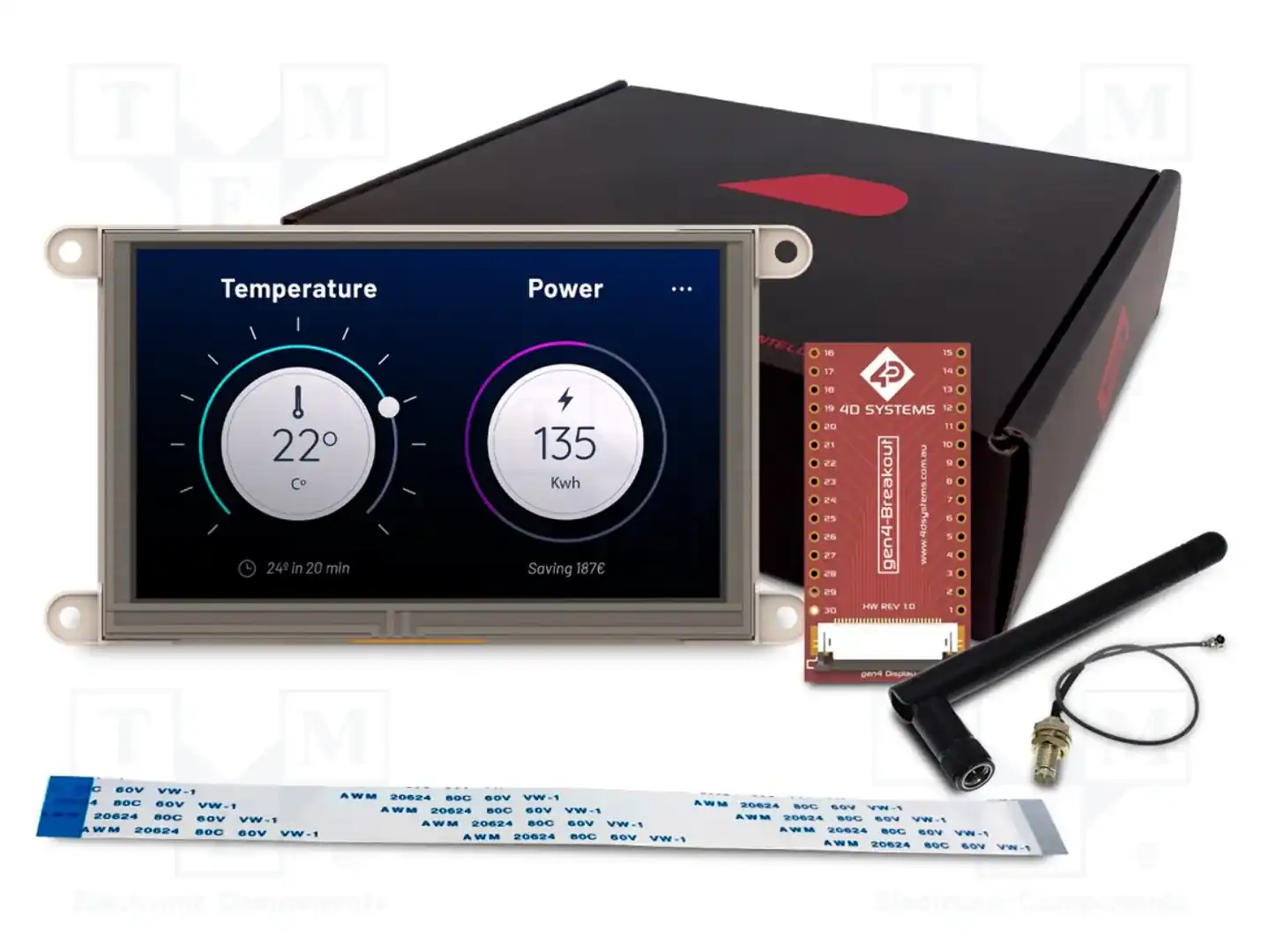 4D Systems GEN4-ESP32-50 — Интеллигентные дисплеи