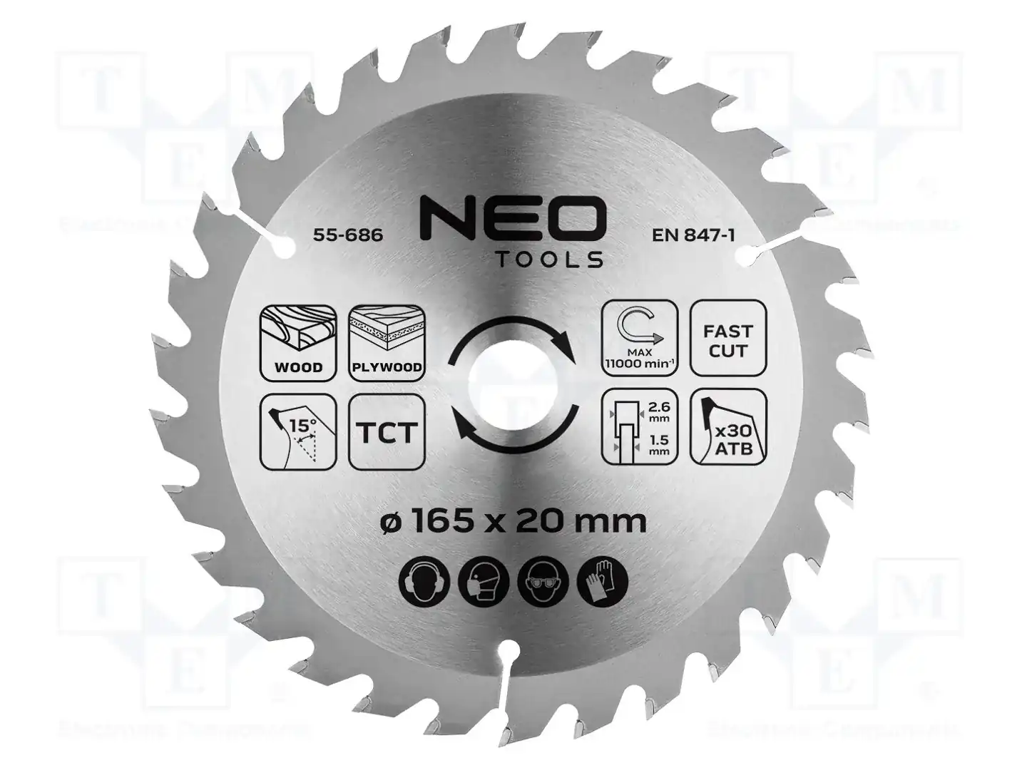 NEO TOOLS 55-686 — Диски для резки и шлифовки