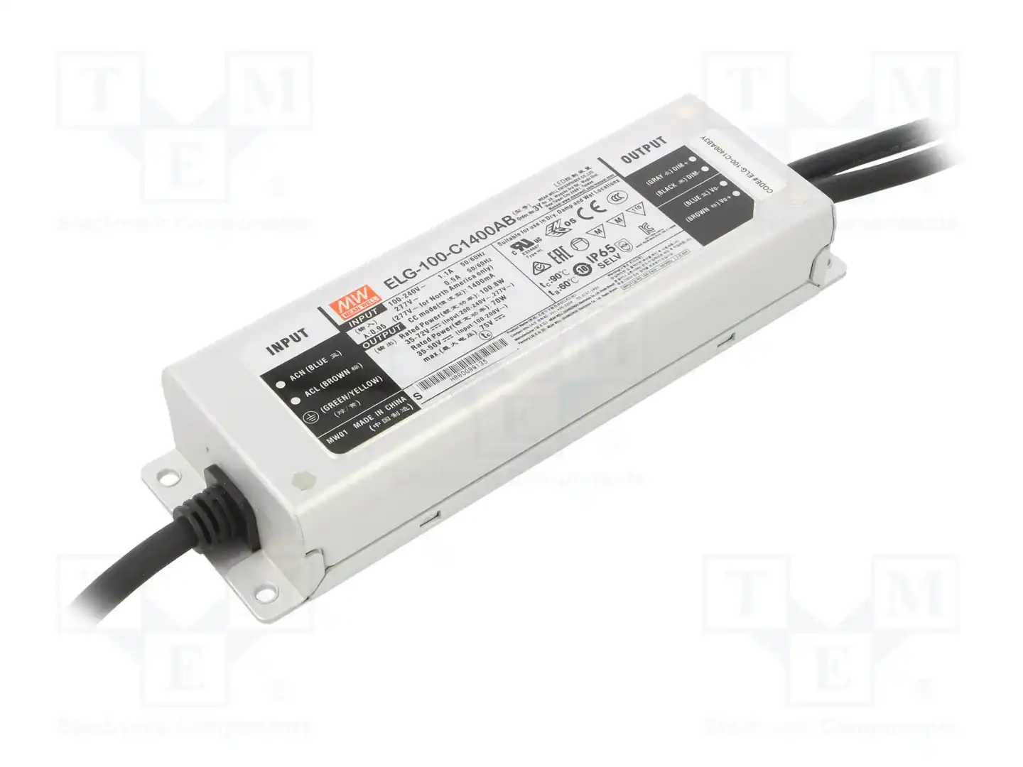 MEAN WELL ELG-100-C1400AB-3Y — Блоки питания для LED