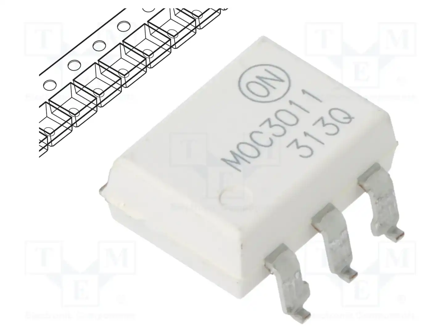 onsemi MOC3011SR2M — Оптотриаки