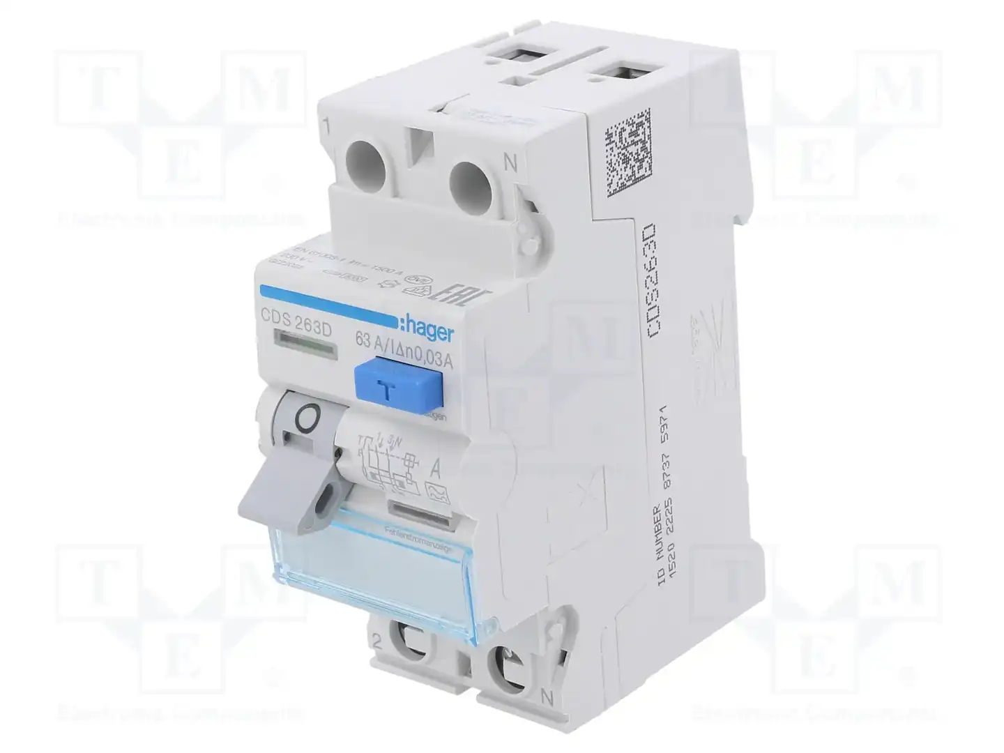HAGER CDS263D — Дифференциальные выключатели
