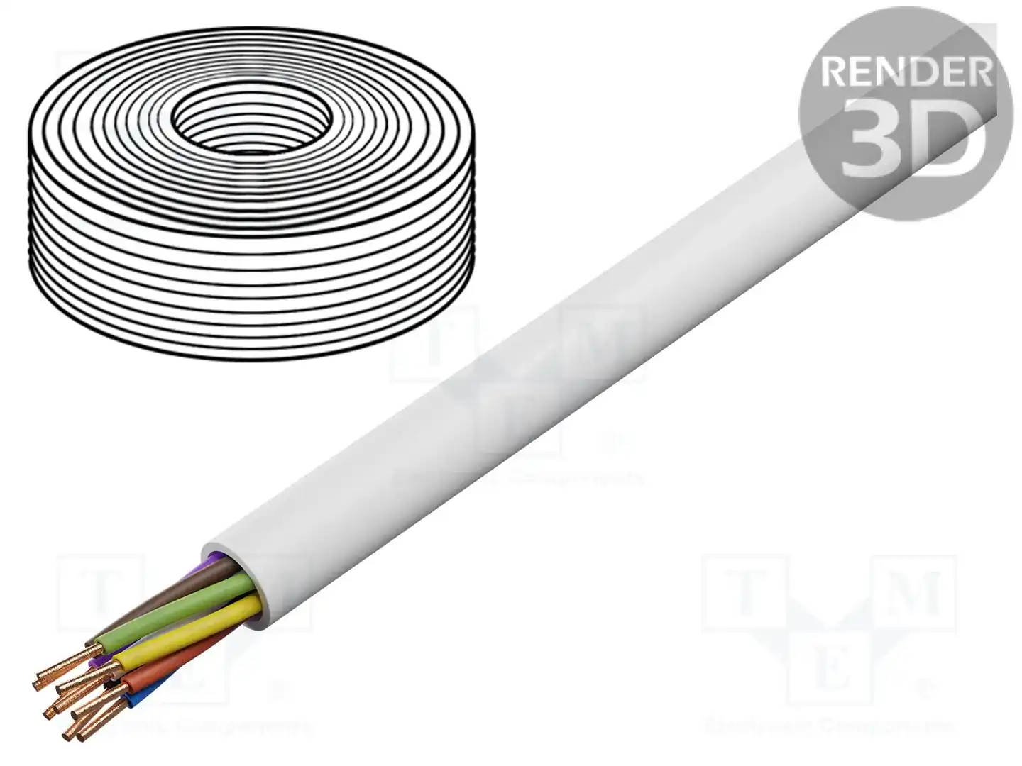 TECHNOKABEL YTDY 8X0,5 — Провода питания