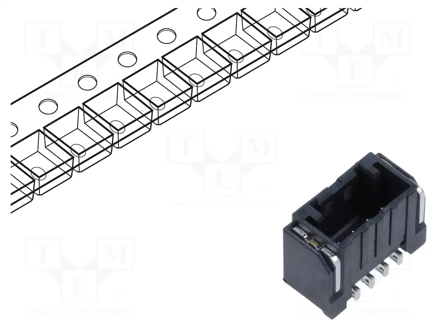 HIROSE DF51K-4P-2H(800) — Разъeмы сигнальные растр 2,00мм