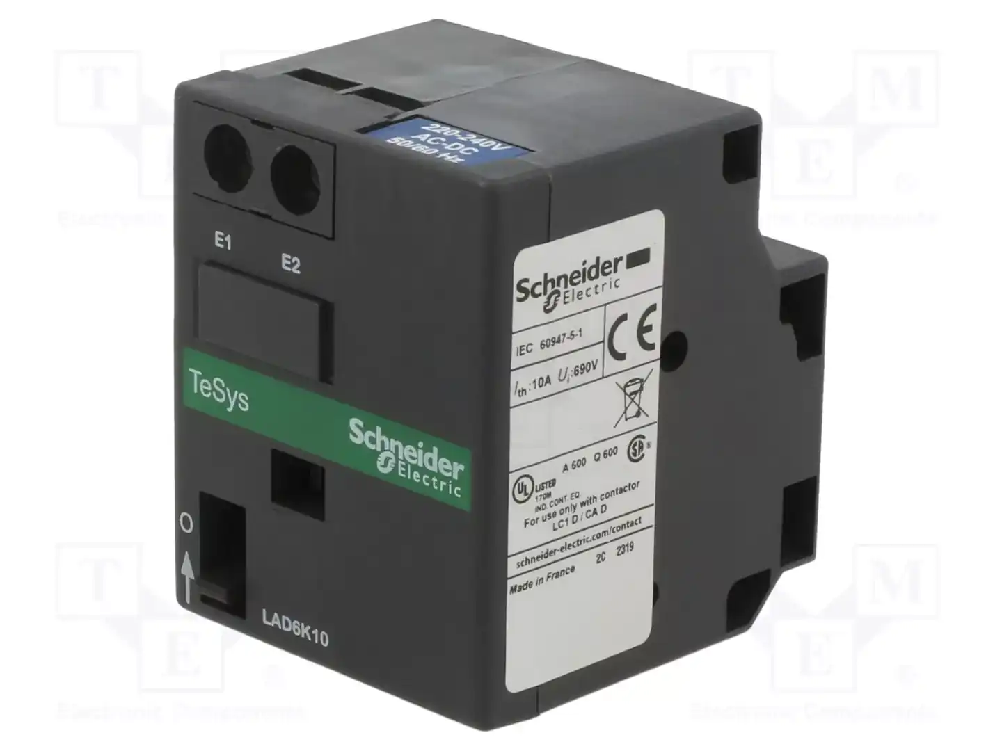 SCHNEIDER ELECTRIC LAD6K10M — Контакторы - дополнительное оборудование