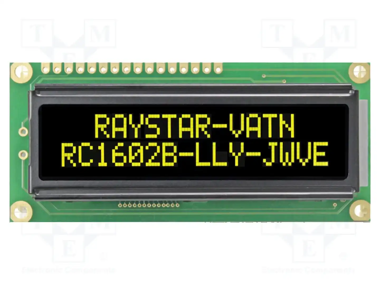 RAYSTAR OPTRONICS RC1602B-LLY-JWVE — Дисплеи LCD буквенно-цифровые