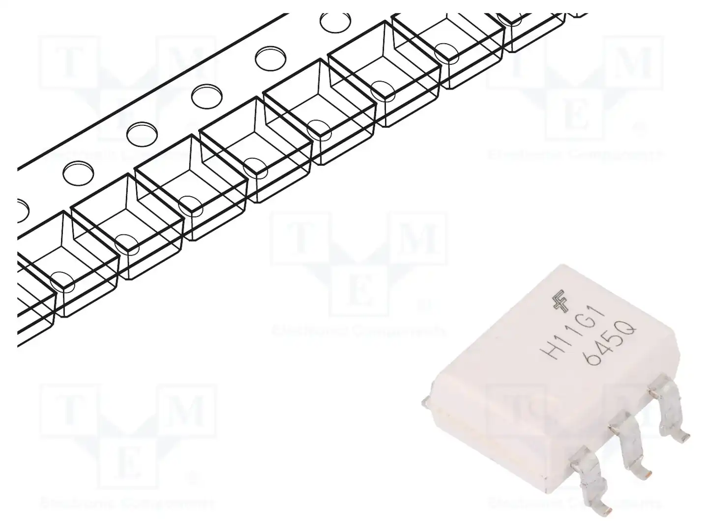 onsemi H11G1SR2M — Оптроны – аналоговый выход