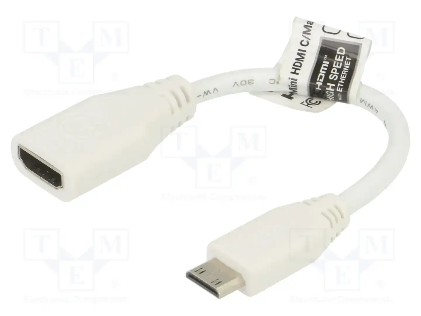 RASPBERRY PI MINI HDMI C/M TO STANDARD HDMI A/F 10 W — аксессуары