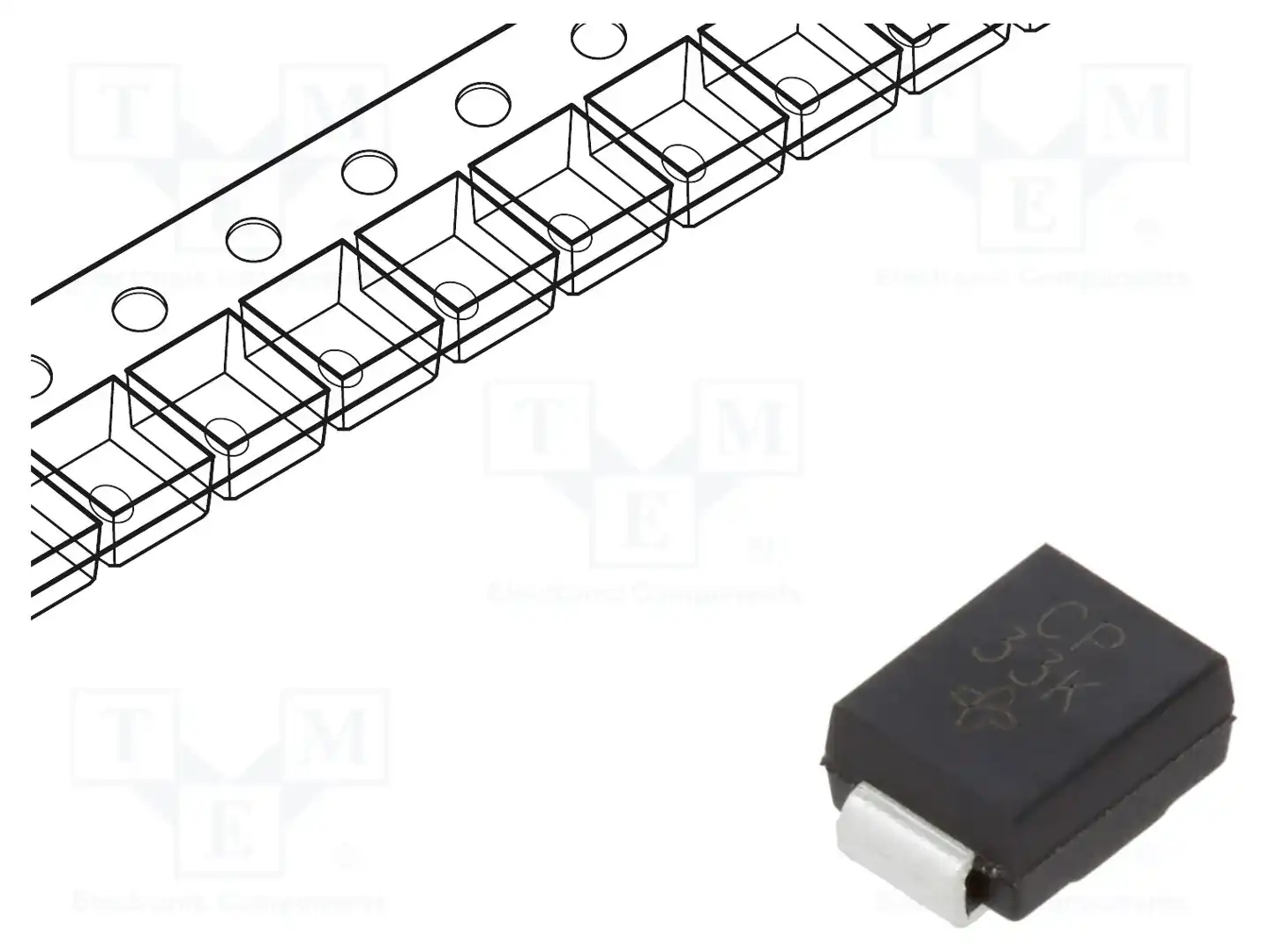 VISHAY SMBJ36CA-E3/5B — Диоды TVS SMD двунаправленные