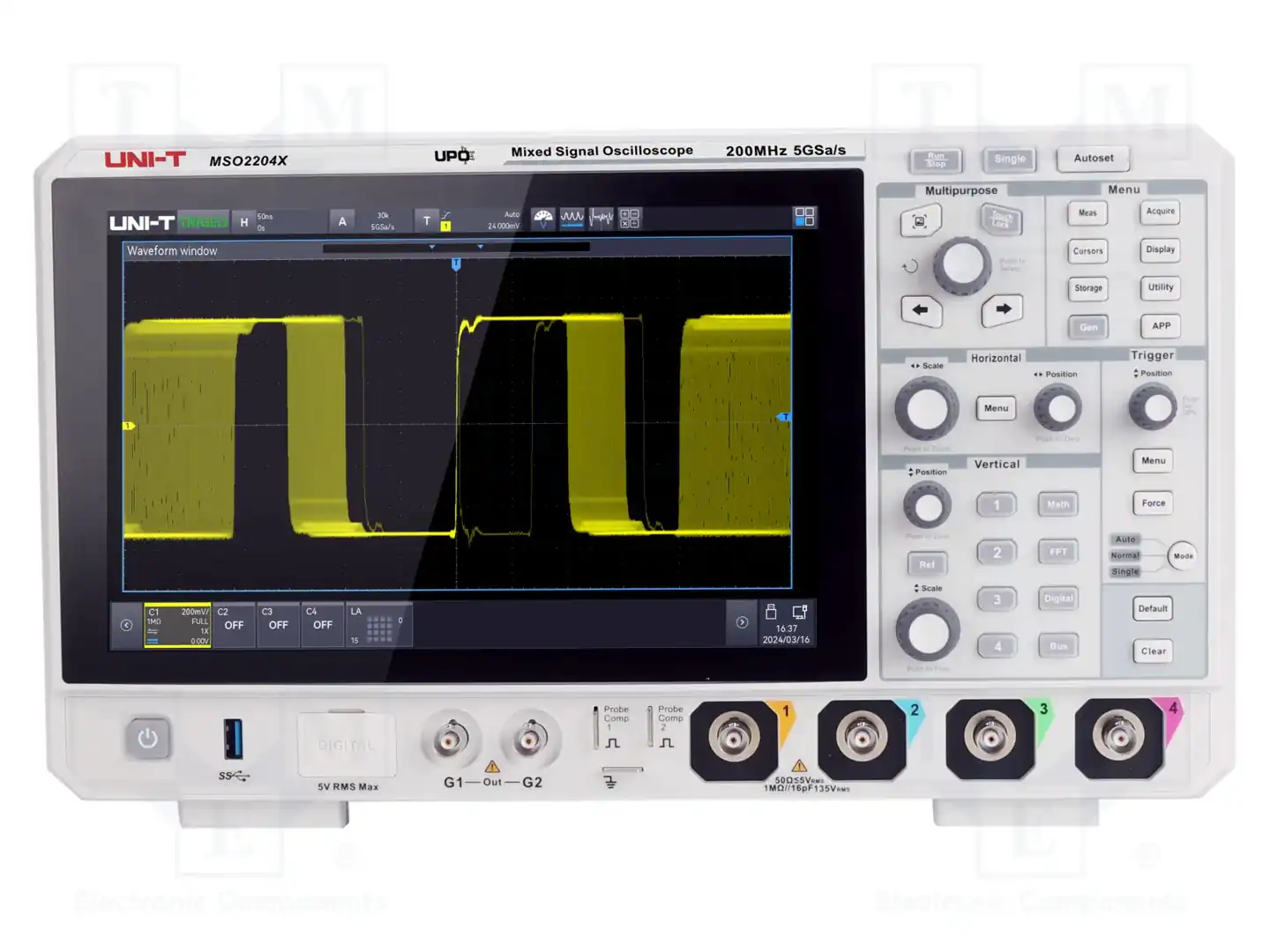 UNI-T MSO2204X — Осциллоскопы цифровые