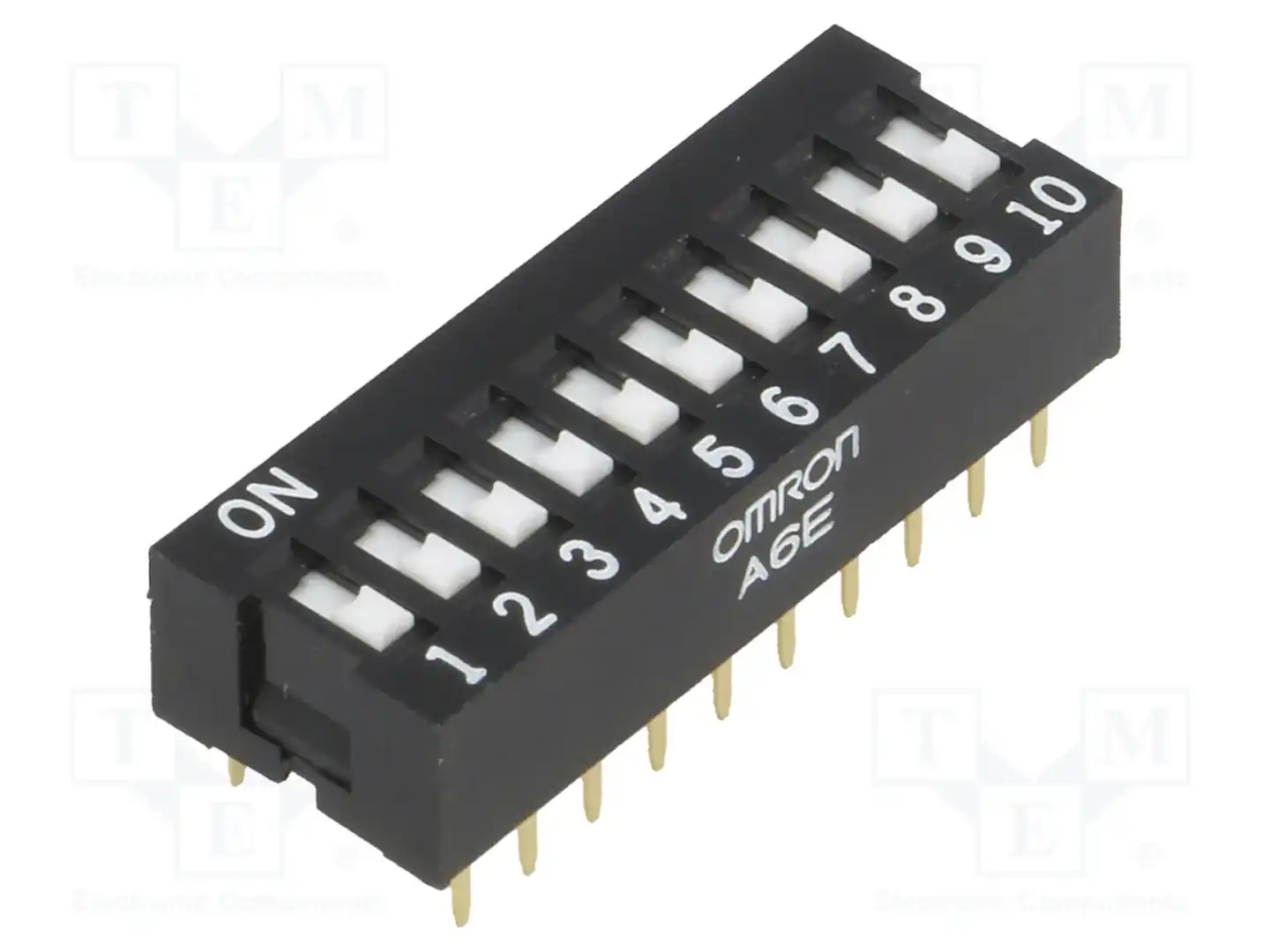 OMRON Electronic Components A6E-0101-N — Переключатели типа Dip-Switch