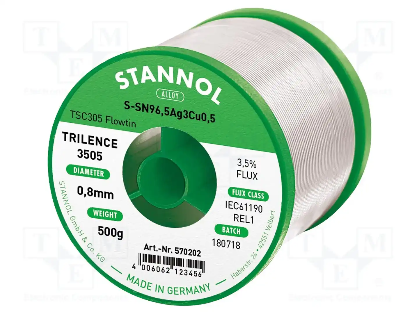 STANNOL 570202 — Паяльные провода бессвинцовые