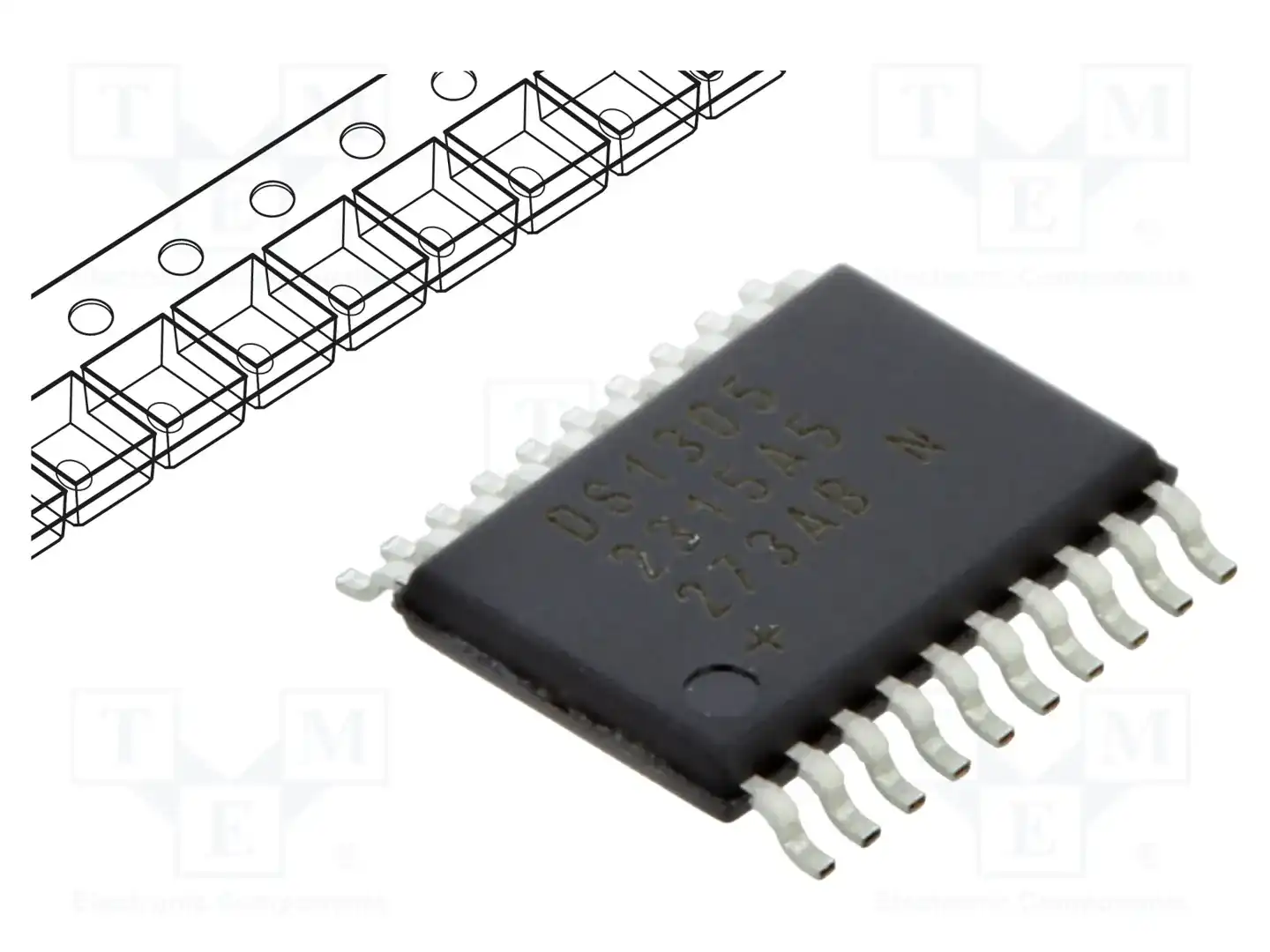 Analog Devices (MAXIM INTEGRATED) DS1305EN+T&R — Микросхемы RTC