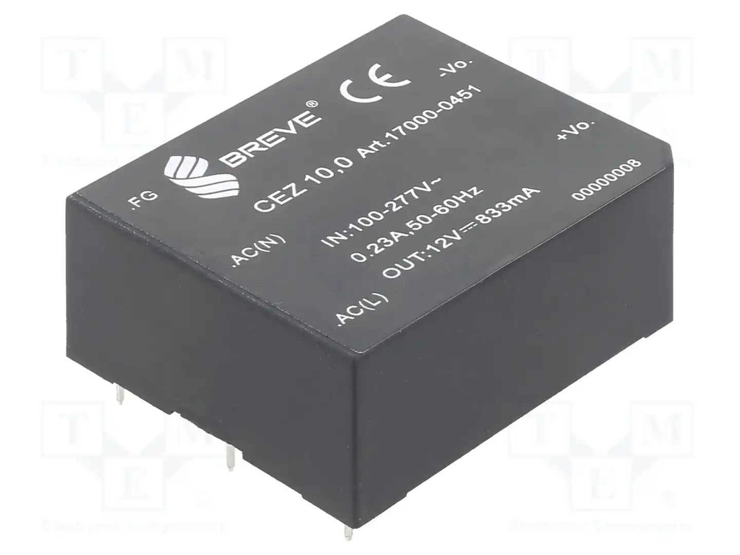 BREVE TUFVASSONS 17000-0451 — Преобразователи AC/DC для PCB