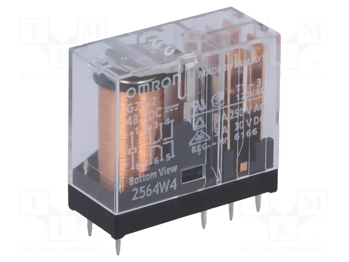 OMRON Electronic Components G2R-2 48VDC — Реле электромагн. миниатюрные