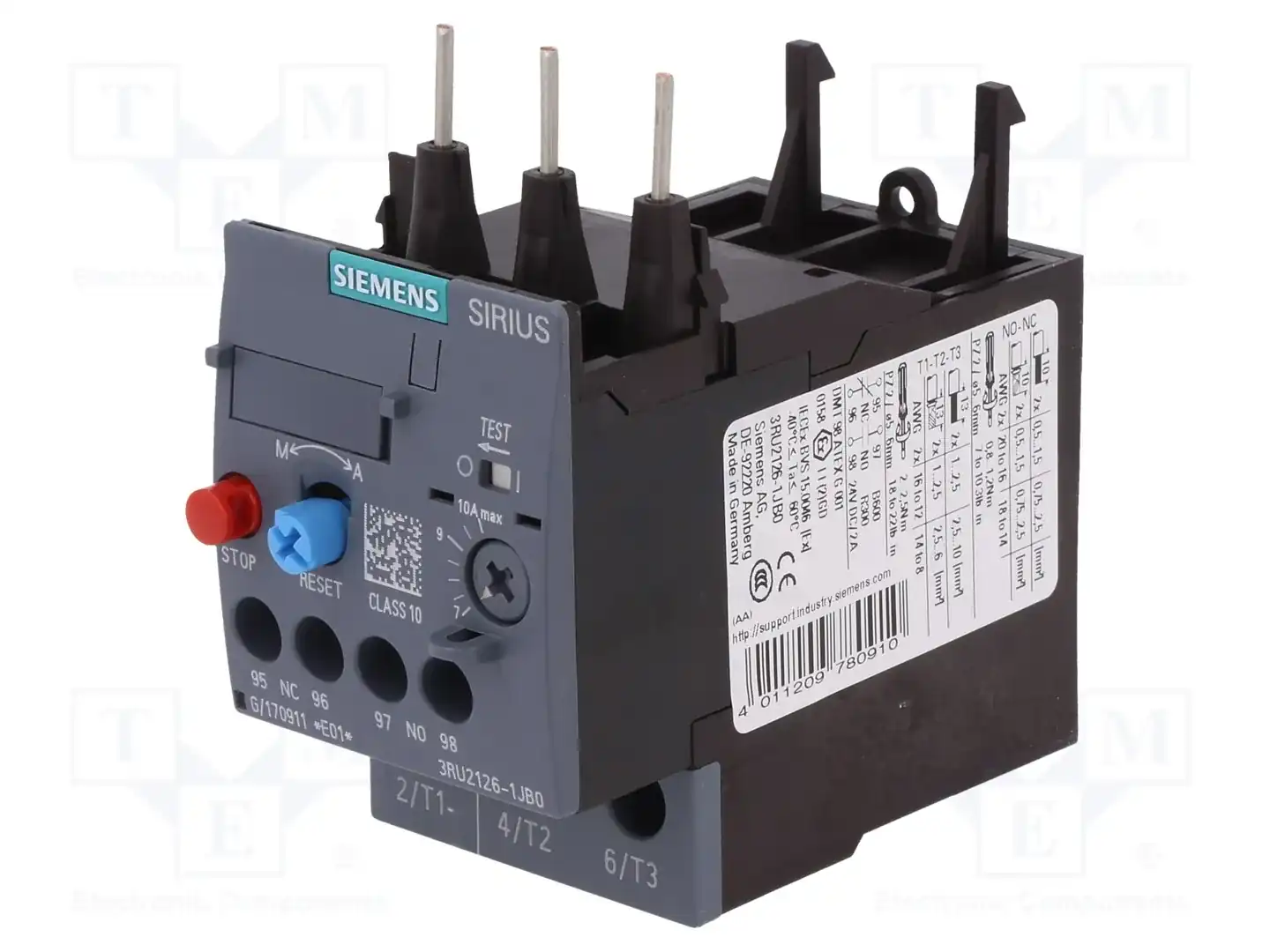 SIEMENS 3RU2126-1JB0 — Контакторы - дополнительное оборудование